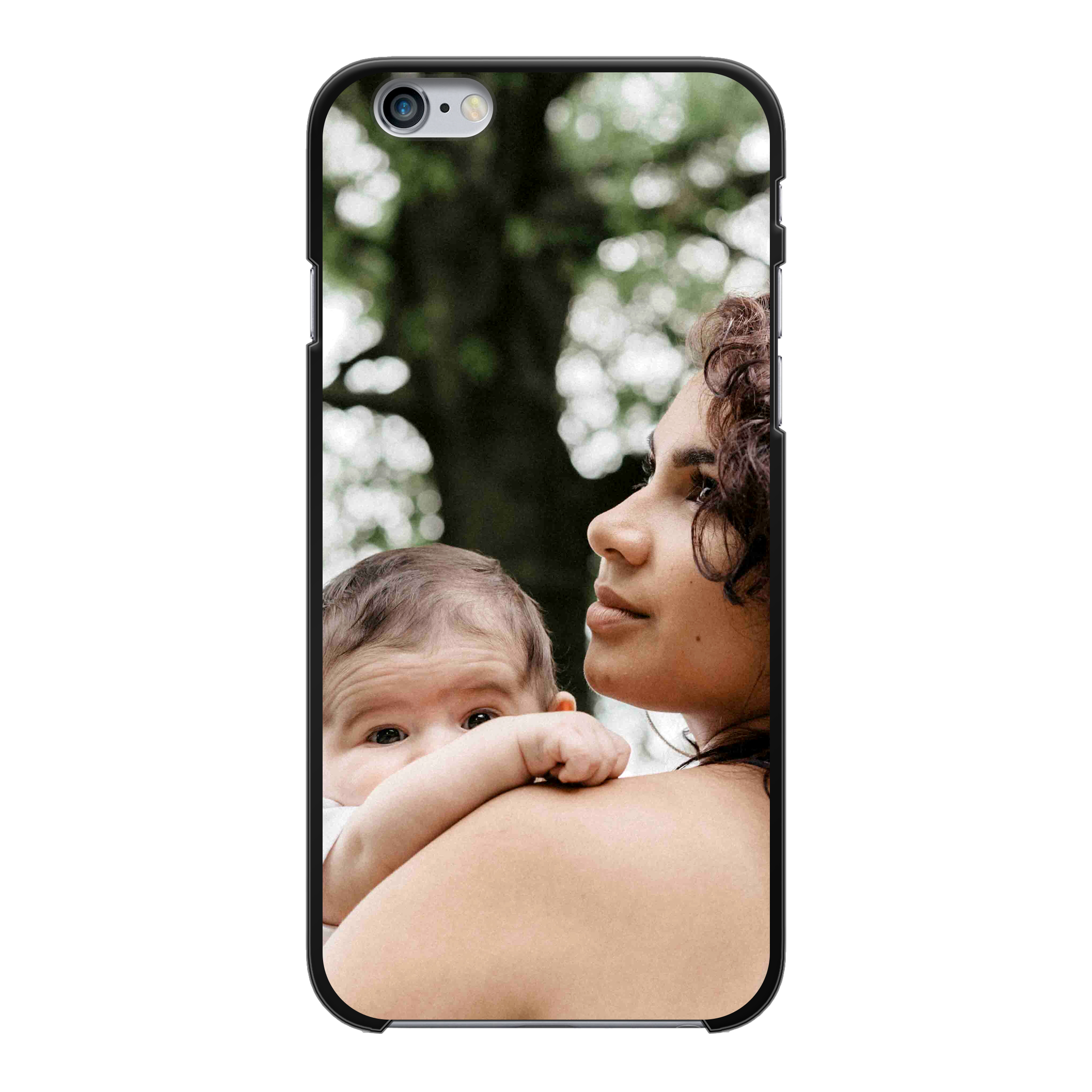 Apple iPhone 6 / 6s Hard case (back printed, black)