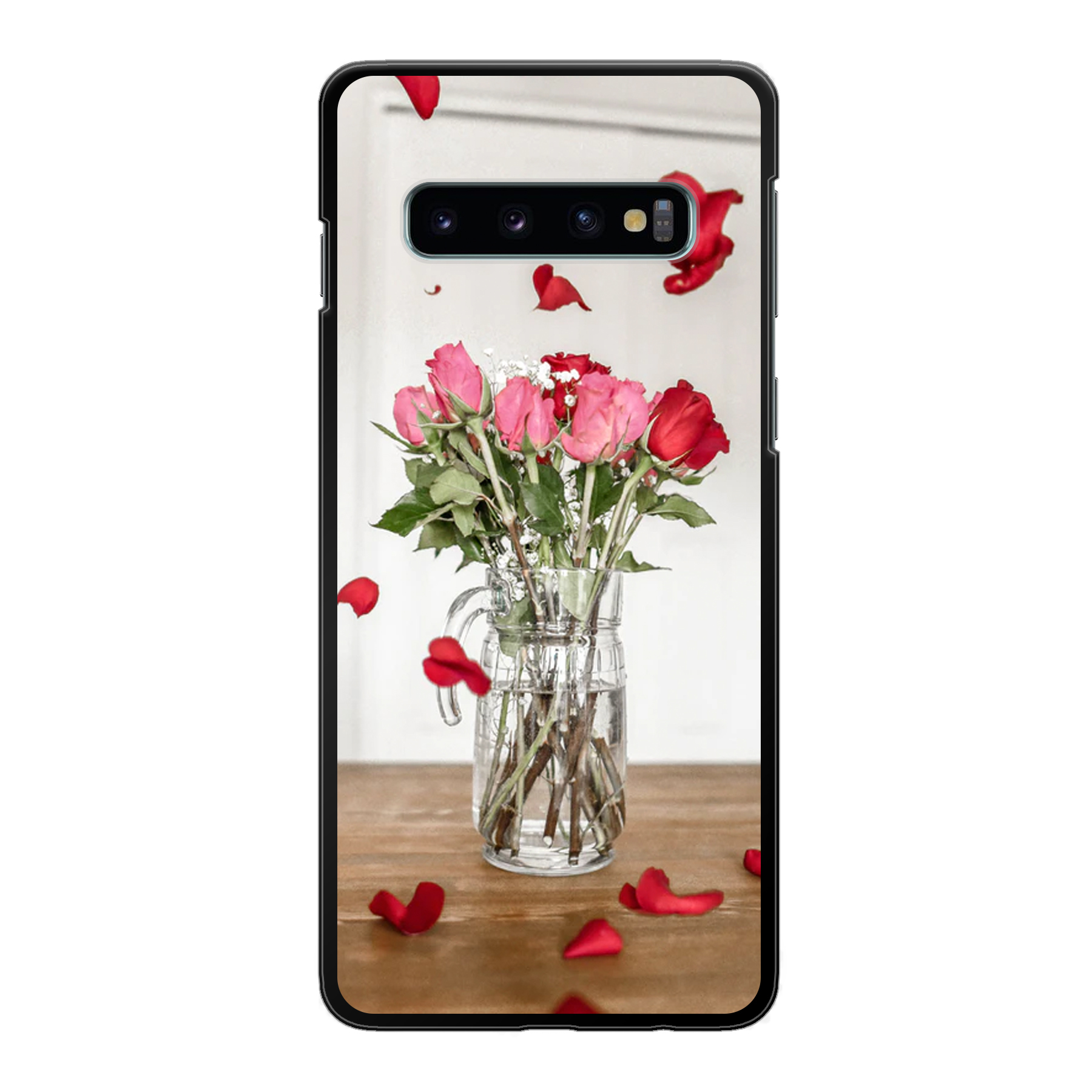 Samsung Galaxy S10 Hard case (back printed, black)