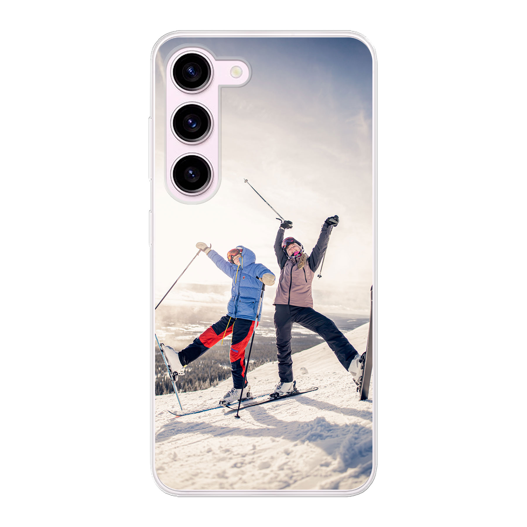 Samsung Galaxy S23 Soft case (back printed, transparent)