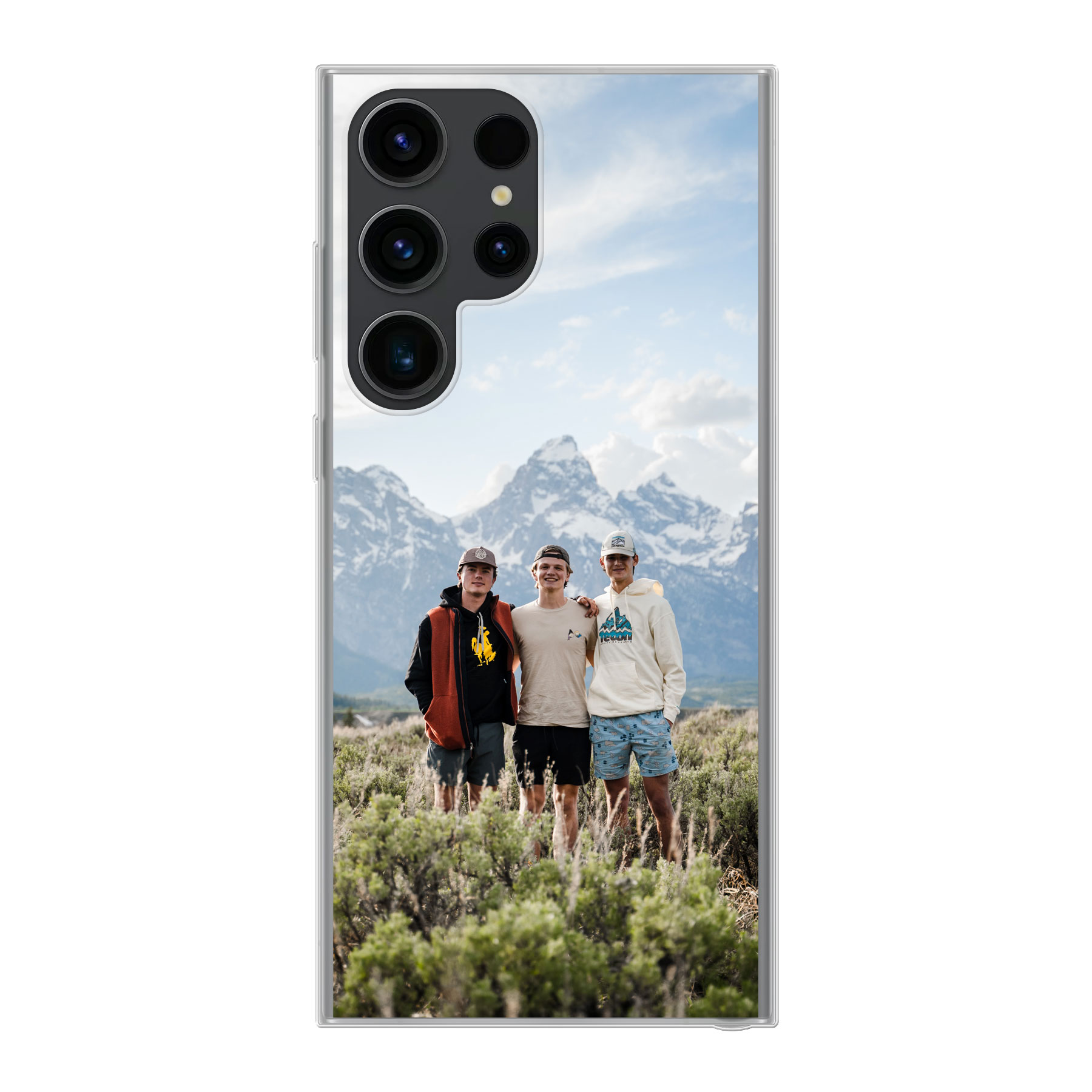 Samsung Galaxy S23 Ultra Hard case (back printed, transparent)