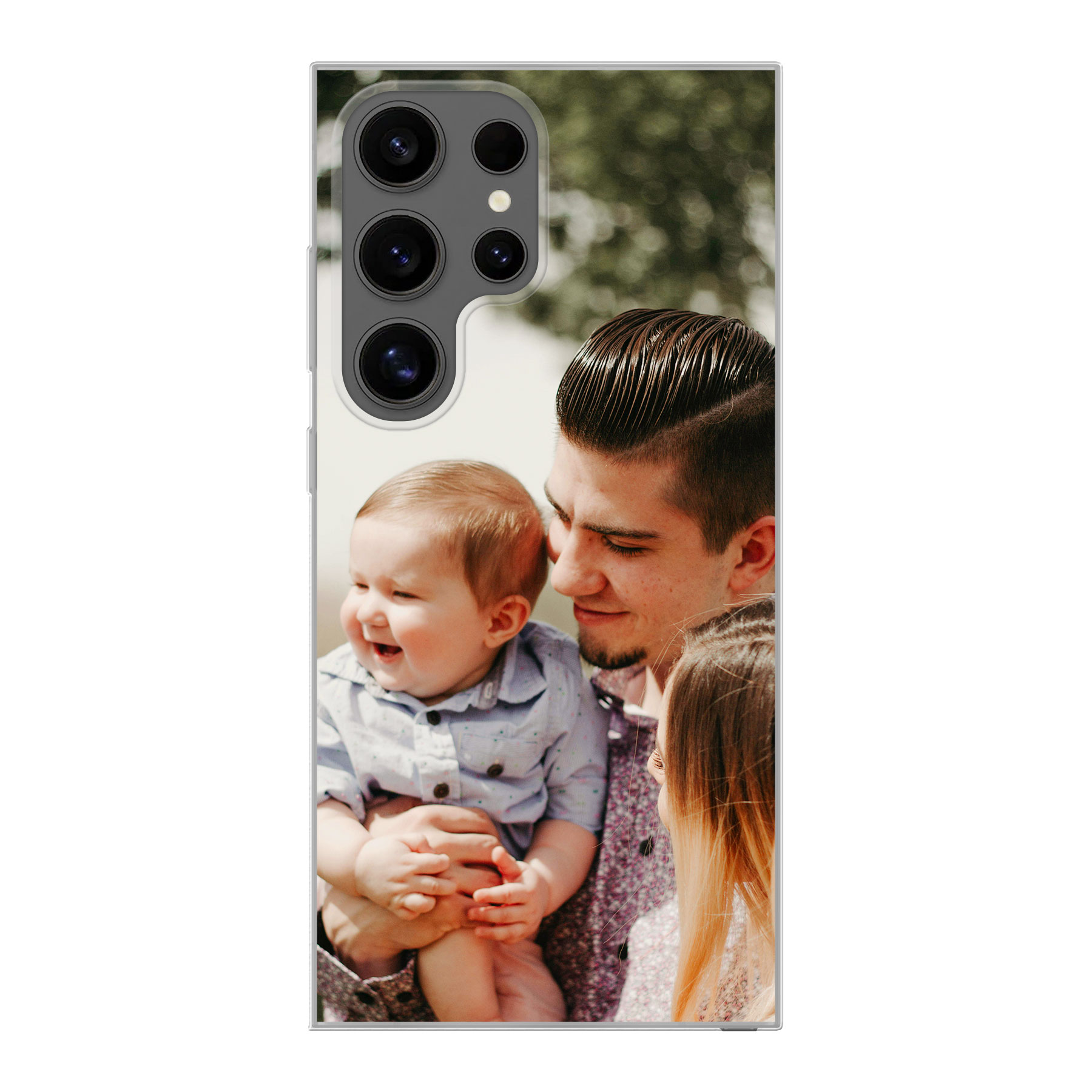 Samsung Galaxy S24 Ultra Soft case (back printed, transparent)