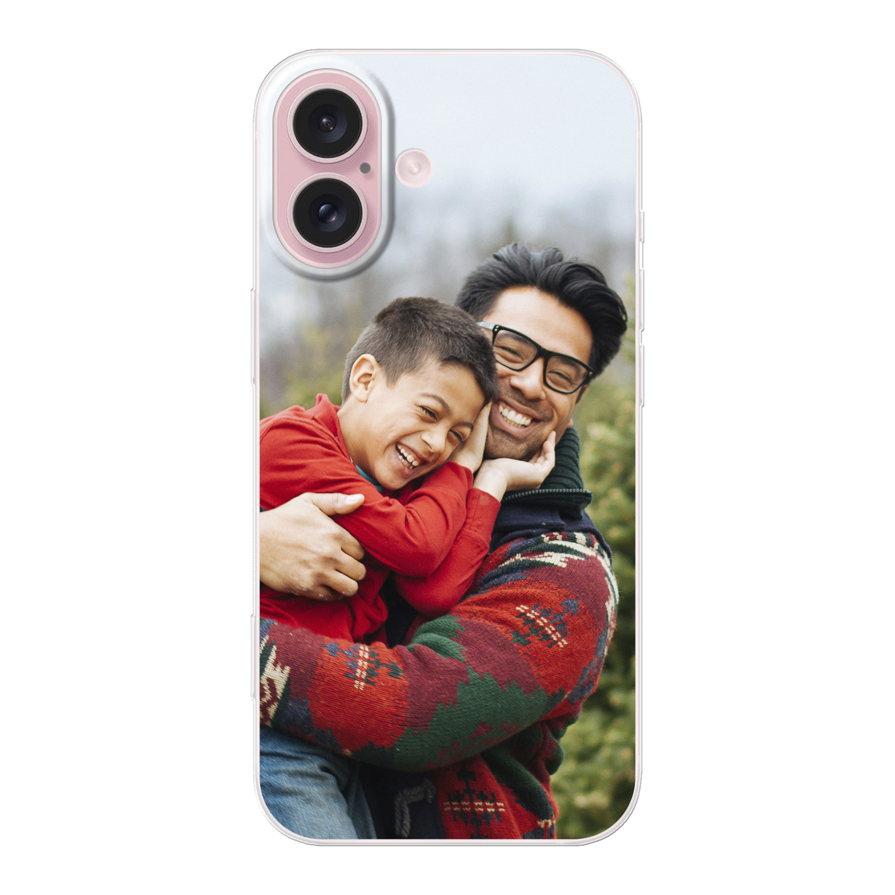 Apple iPhone 16 Soft case (back printed, transparent)