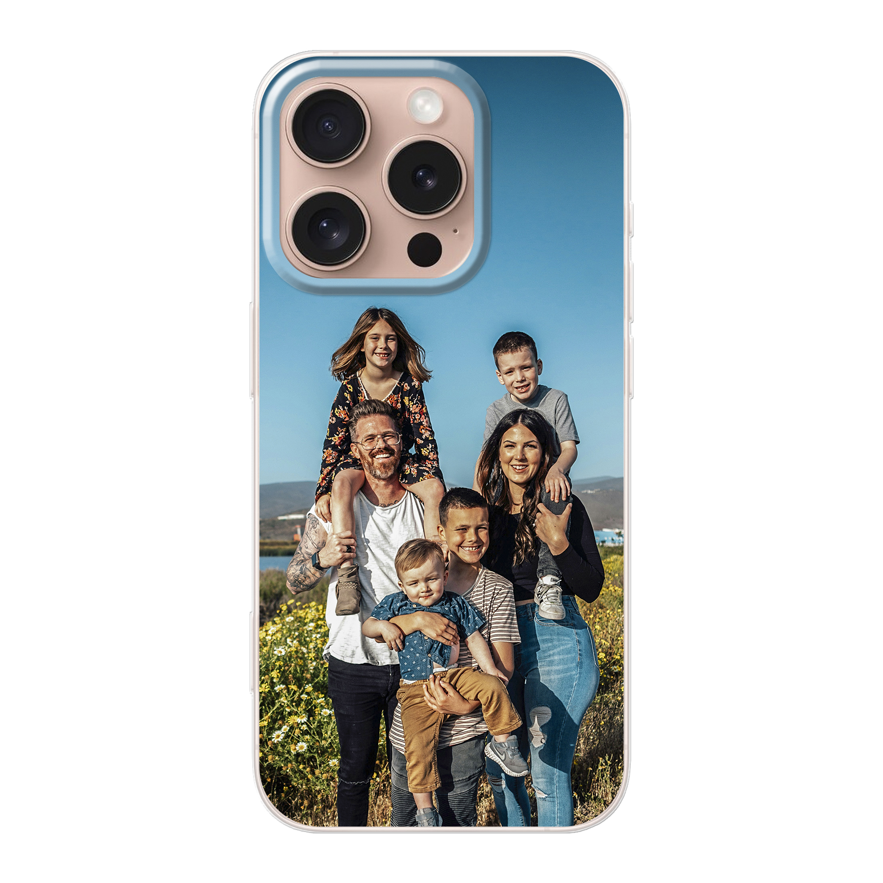 Apple iPhone 16 Pro Soft case (back printed, transparent)