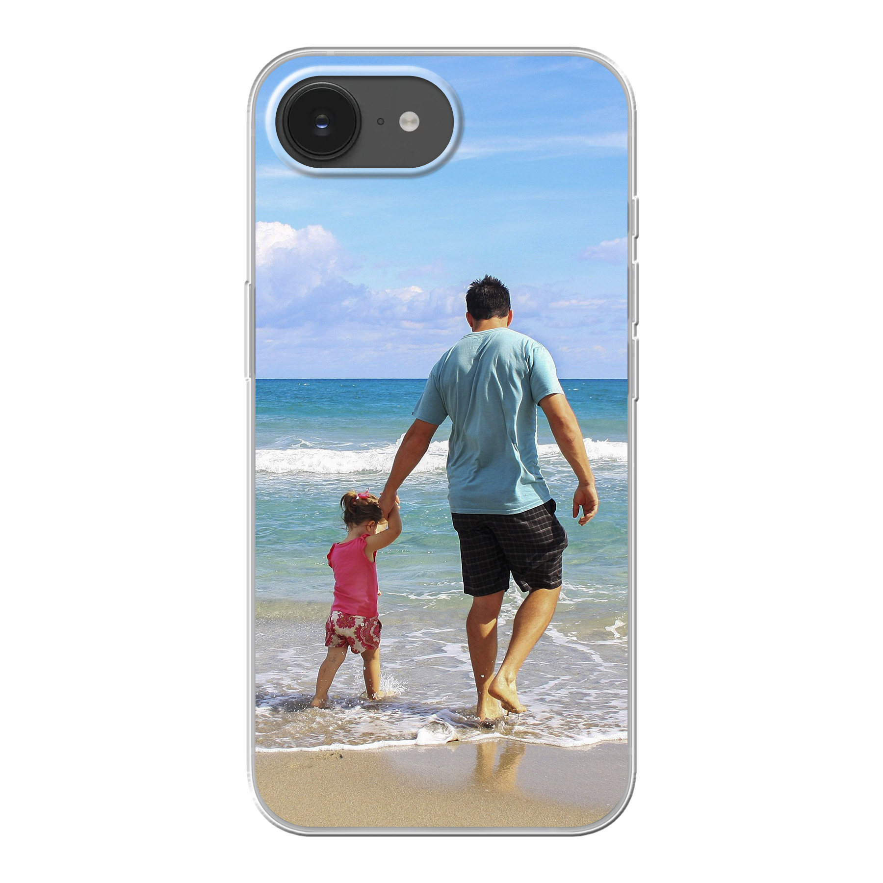 Apple iPhone 16e Soft case (back printed, transparent)