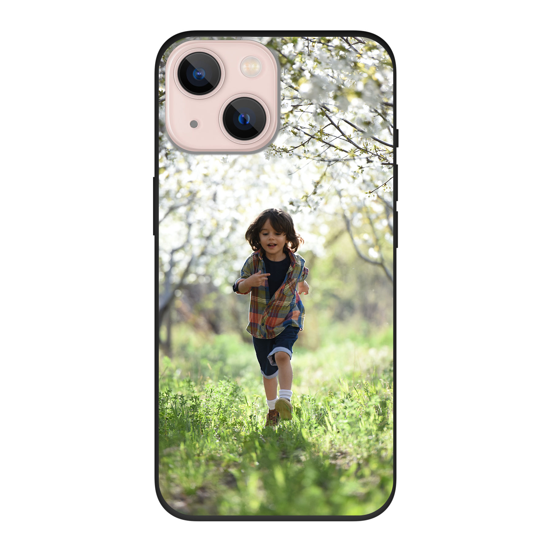 Apple iPhone 13 Biodegradable case (back printed, black)