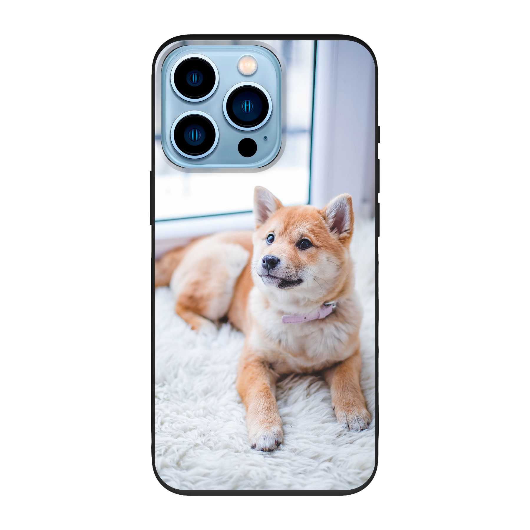 Apple iPhone 13 Pro Biodegradable case (back printed, black)