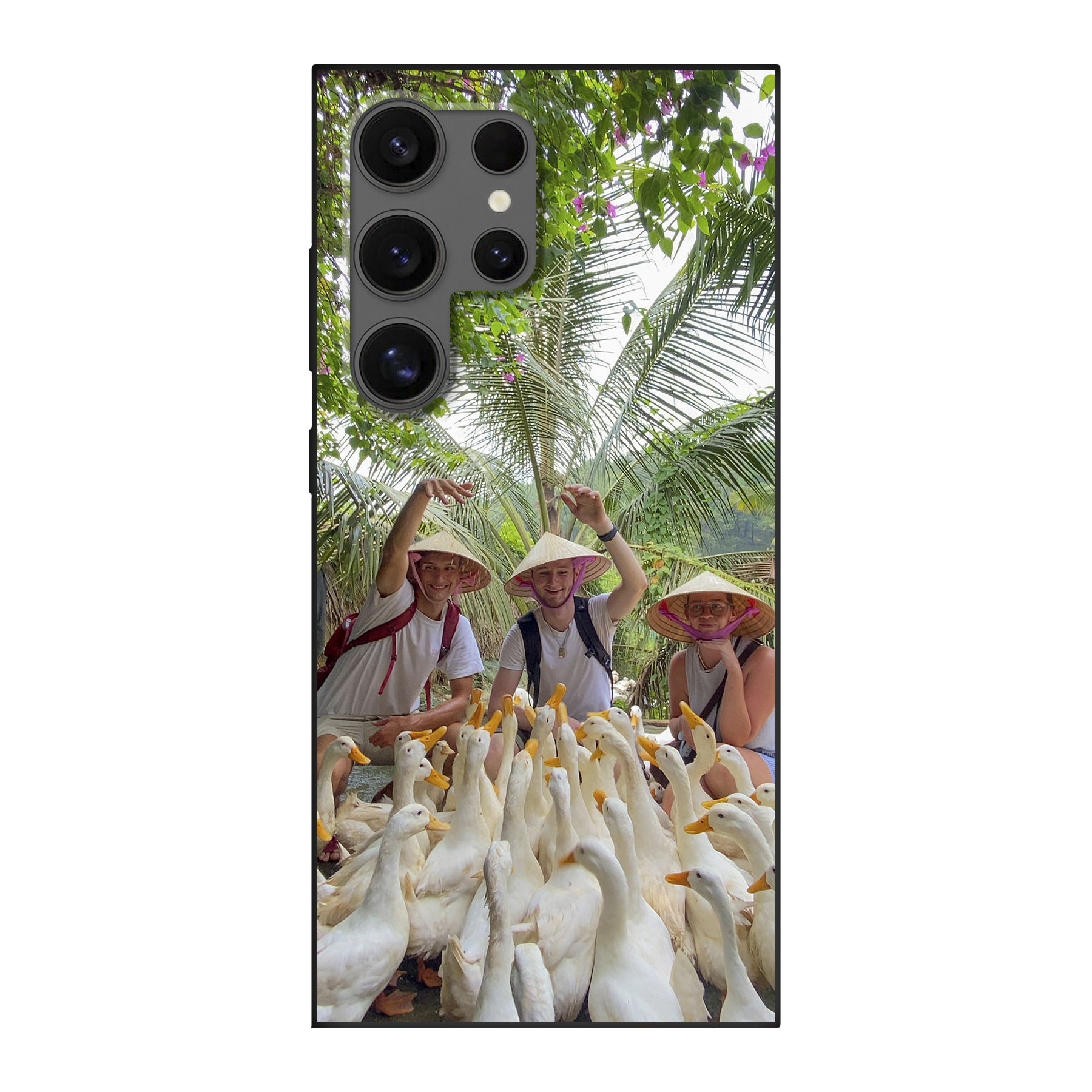 Samsung Galaxy S24 Ultra Biodegradable case (back printed, black)