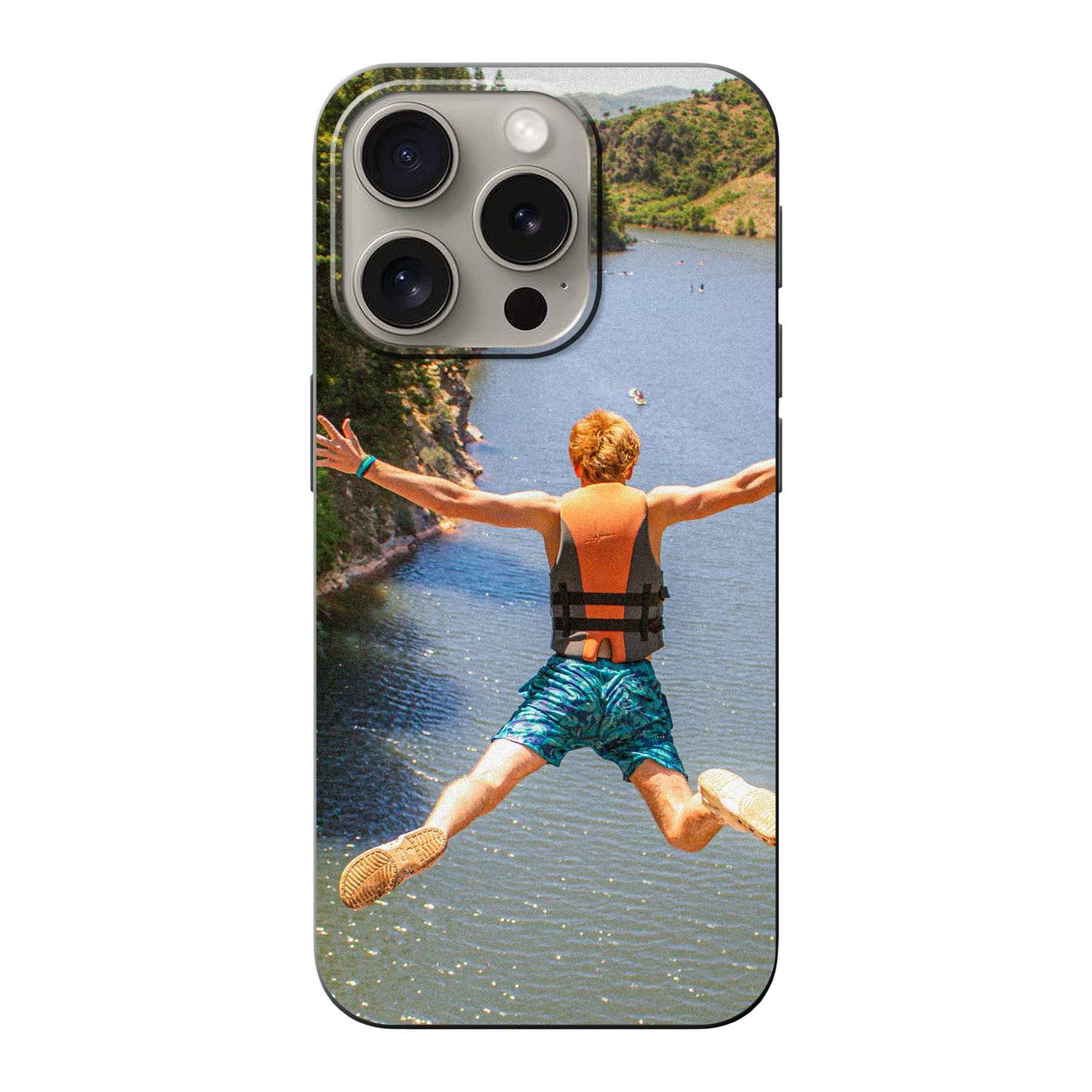 Apple iPhone 16 Pro Biodegradable case (back printed, black)