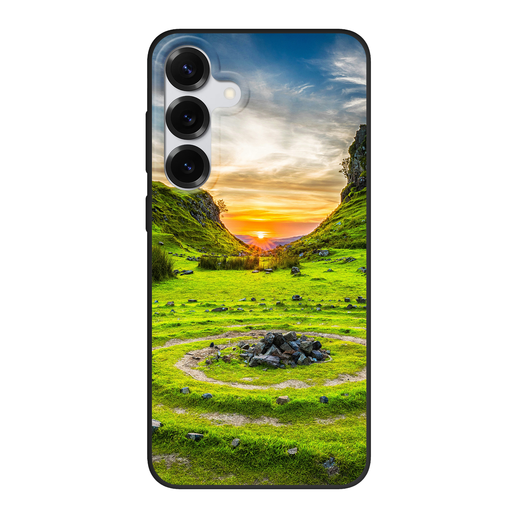 Samsung Galaxy S25 Plus Biodegradable case (back printed, black)