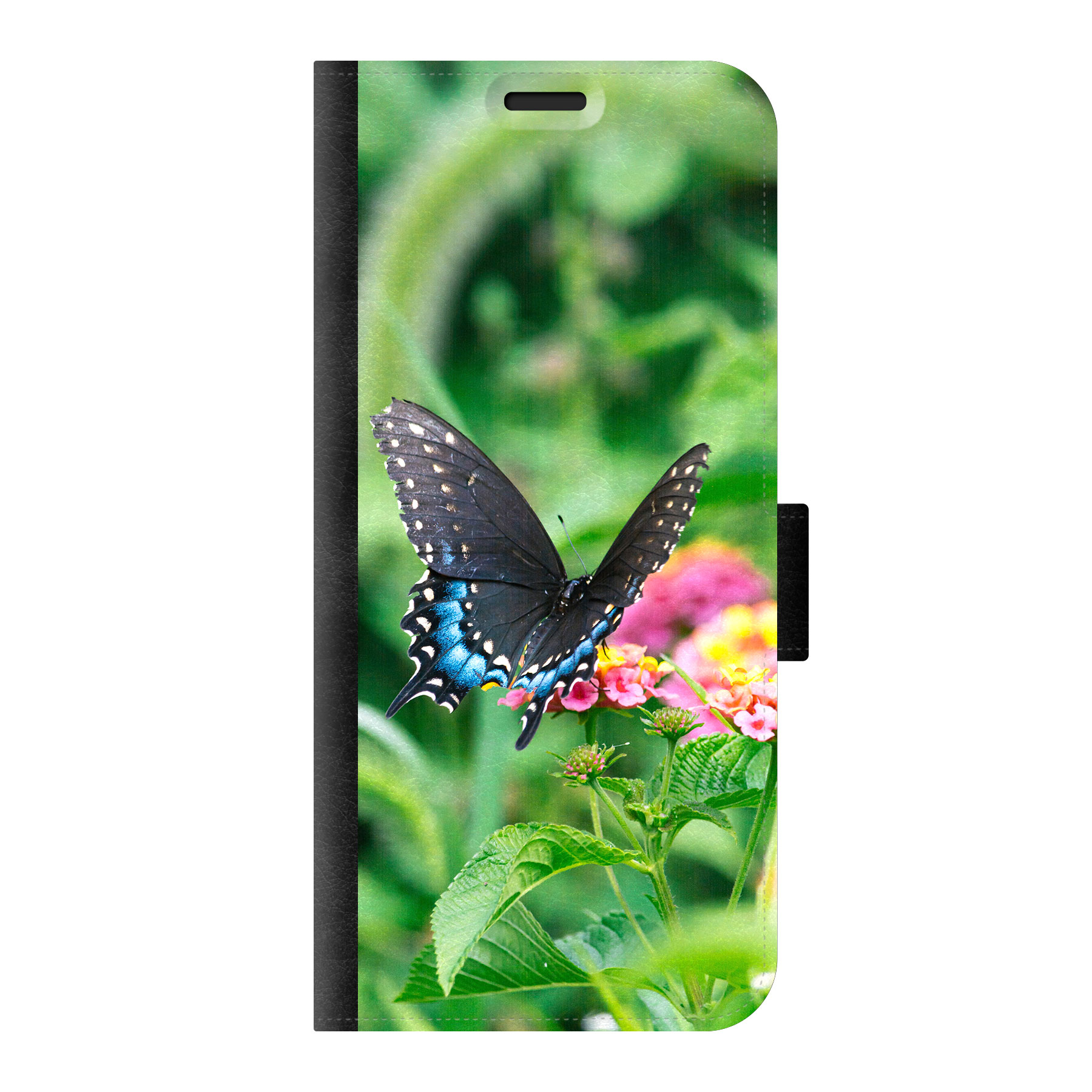 Samsung Galaxy S21 Plus 5G Wallet case (front printed, black)