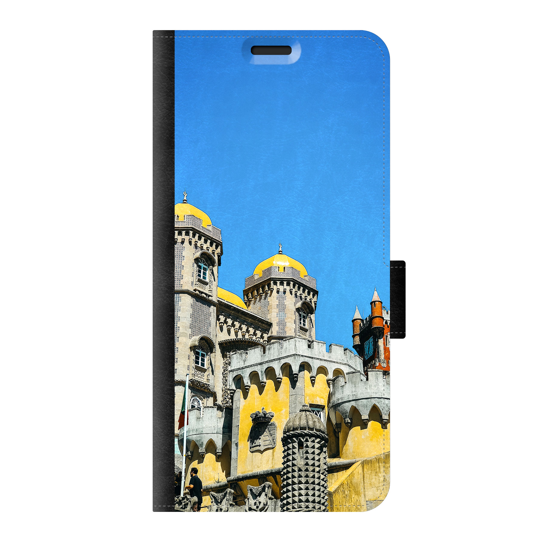 Samsung Galaxy S21 5G Wallet case (front printed, black)