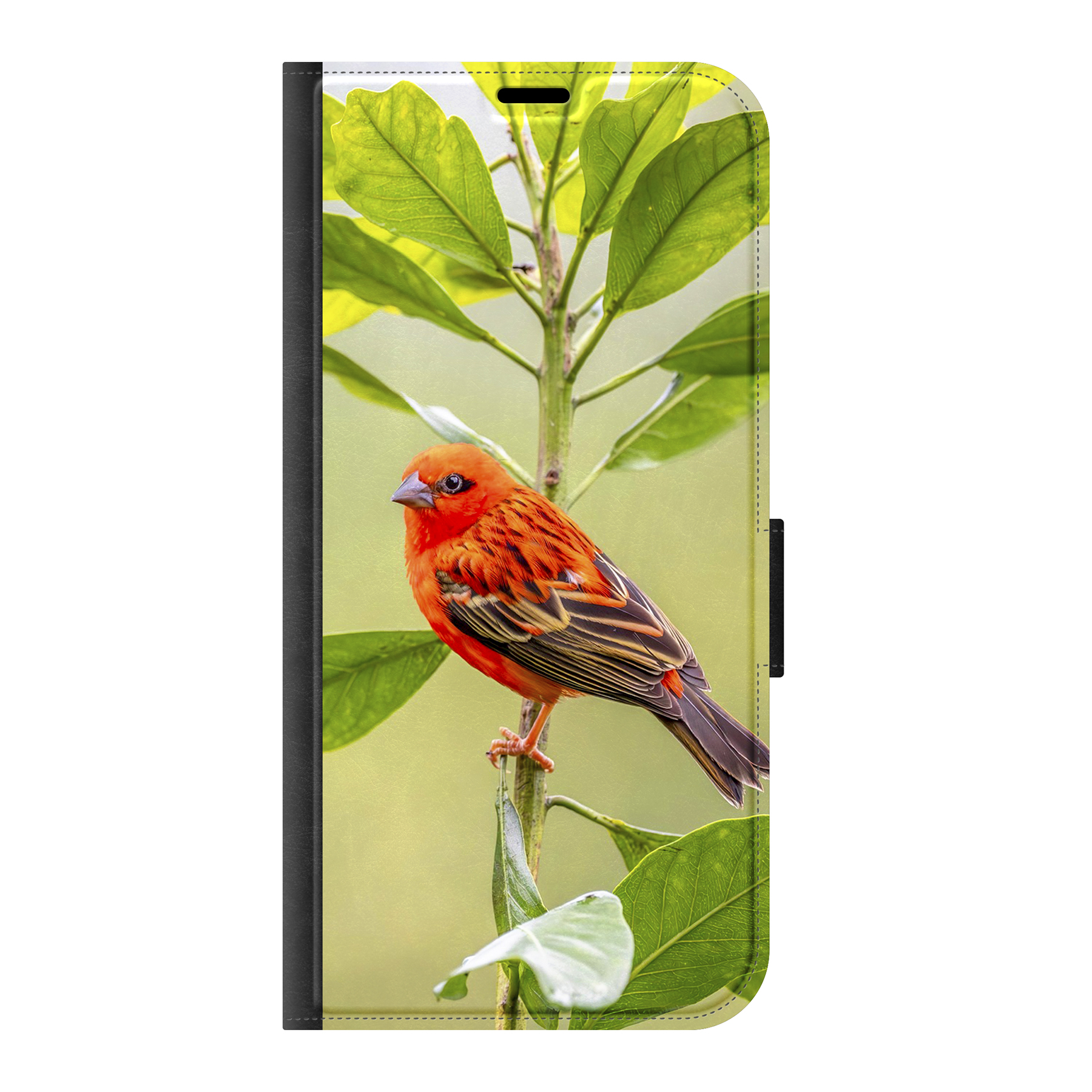 Samsung Galaxy S25 FE Wallet case (front printed, black)