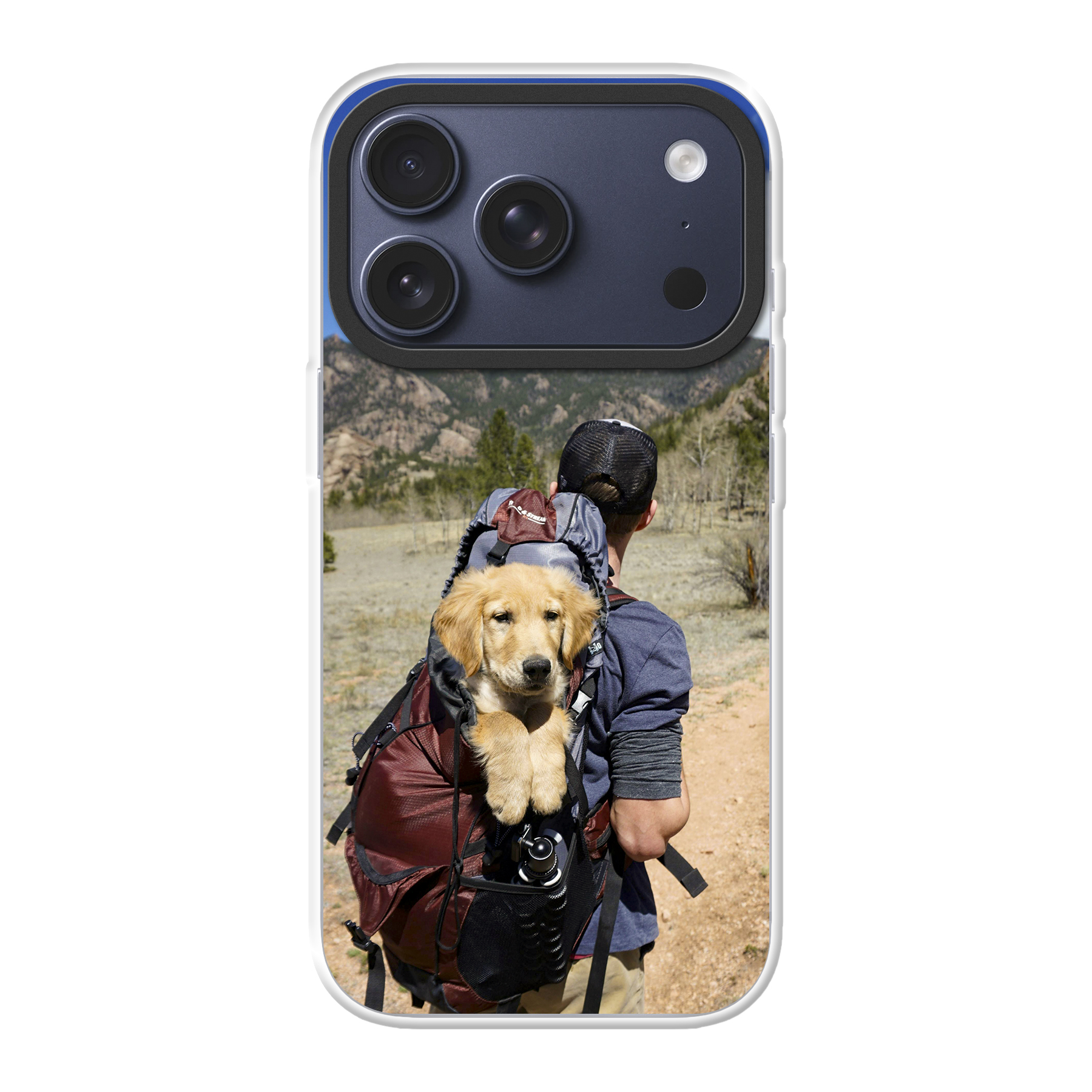 Apple iPhone 17 Pro Hybrid case with MagSafe (back printed, transparent)