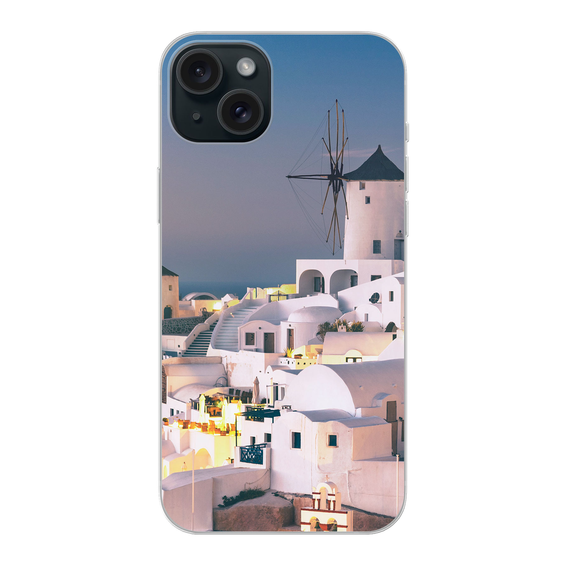 Apple iPhone 15 Plus Soft case (back printed, transparent)