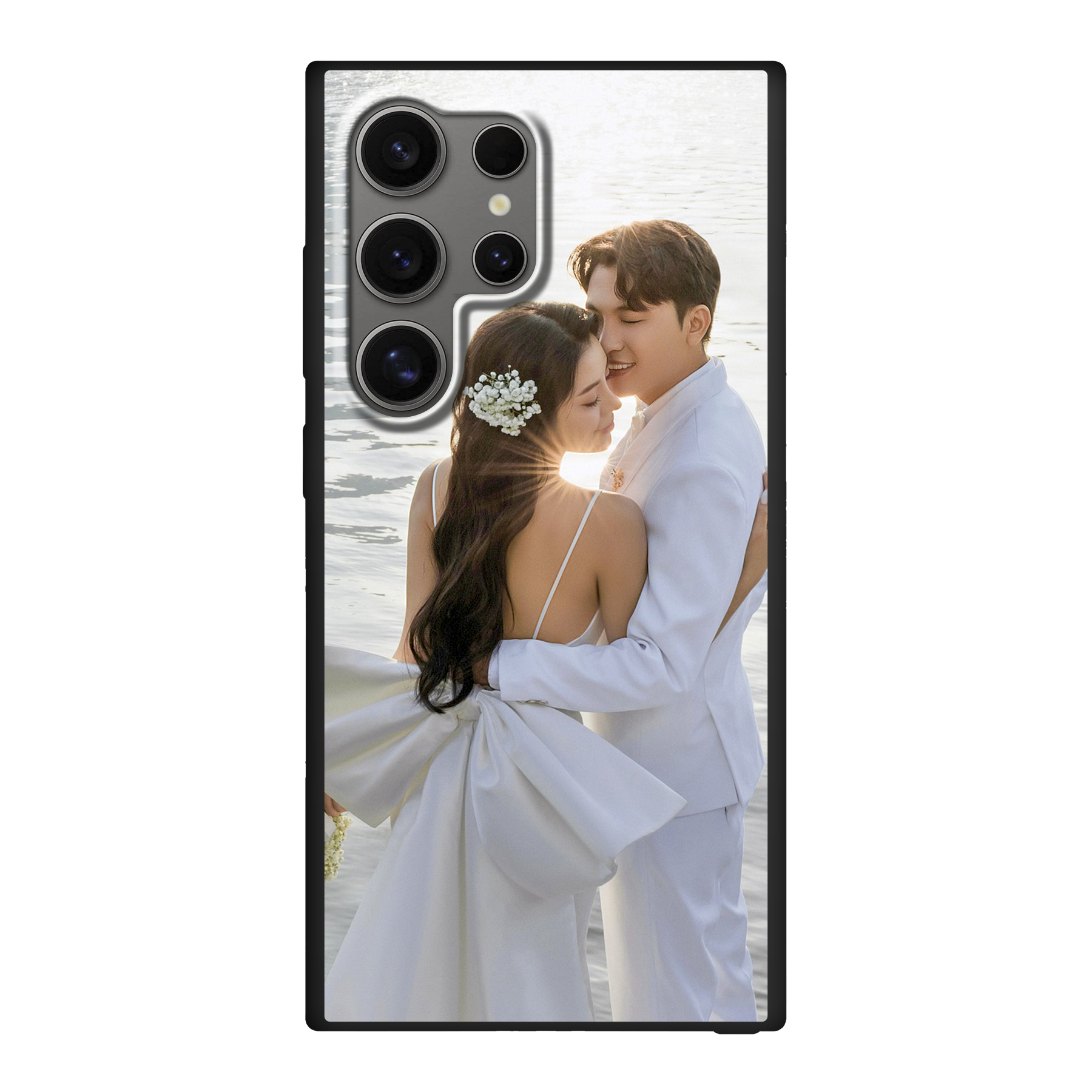 Samsung Galaxy S24 Ultra Biodegradable case (back printed, black)