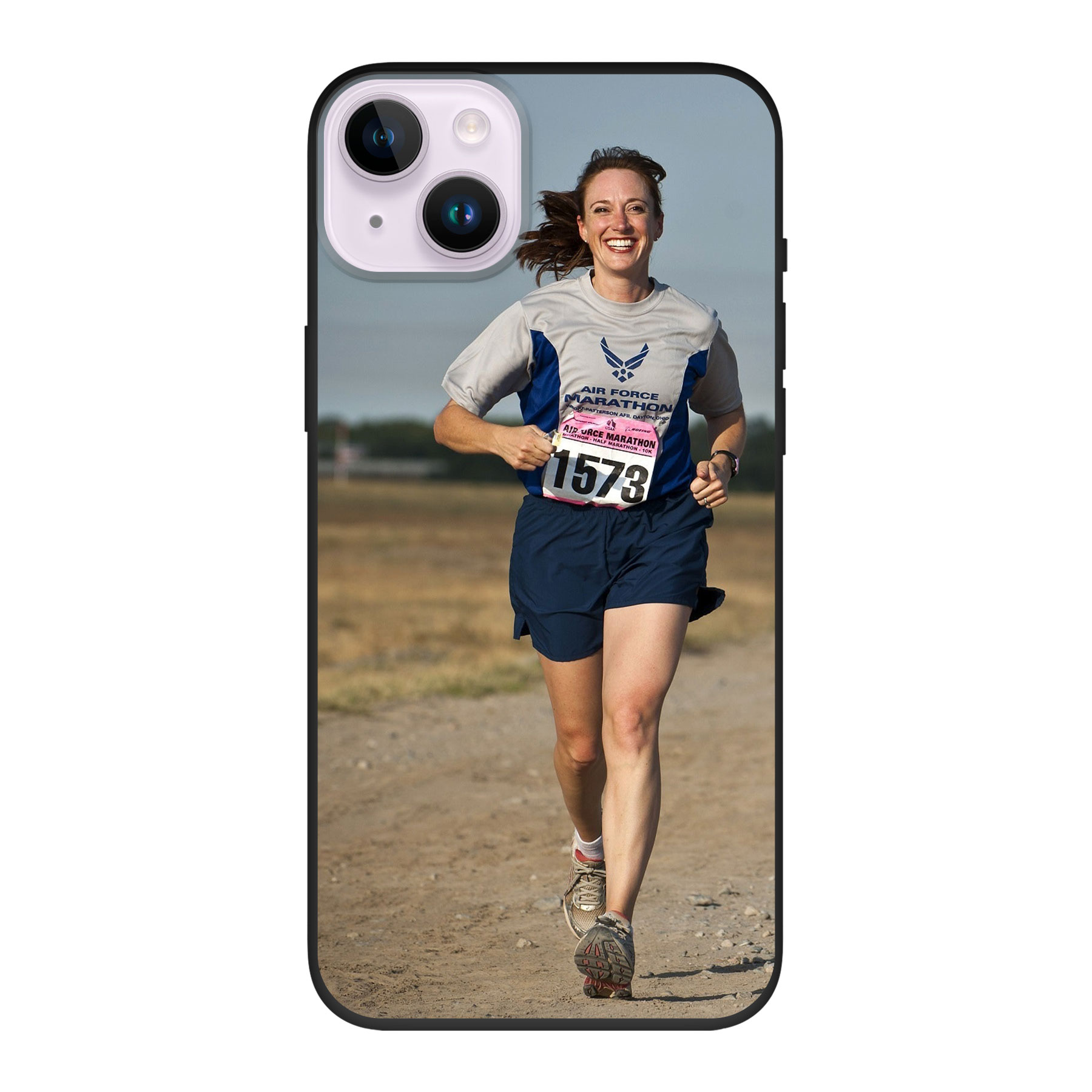 Apple iPhone 14 Plus Biodegradable case (back printed, black)