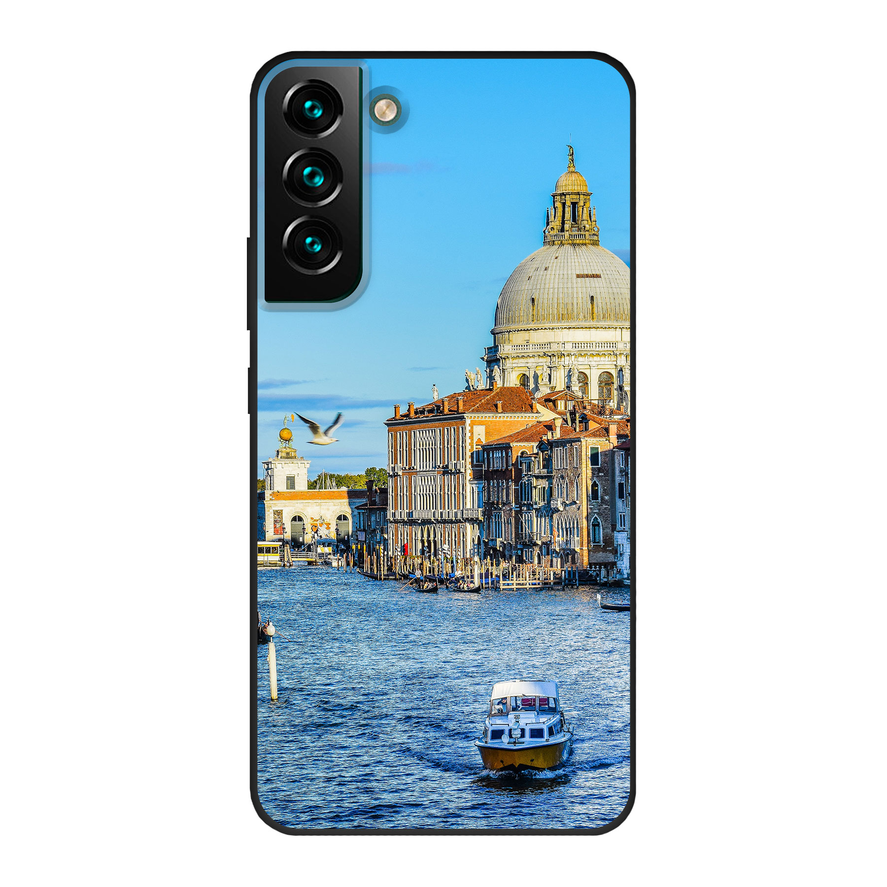 Samsung Galaxy S22 Plus Biodegradable case (back printed, black)