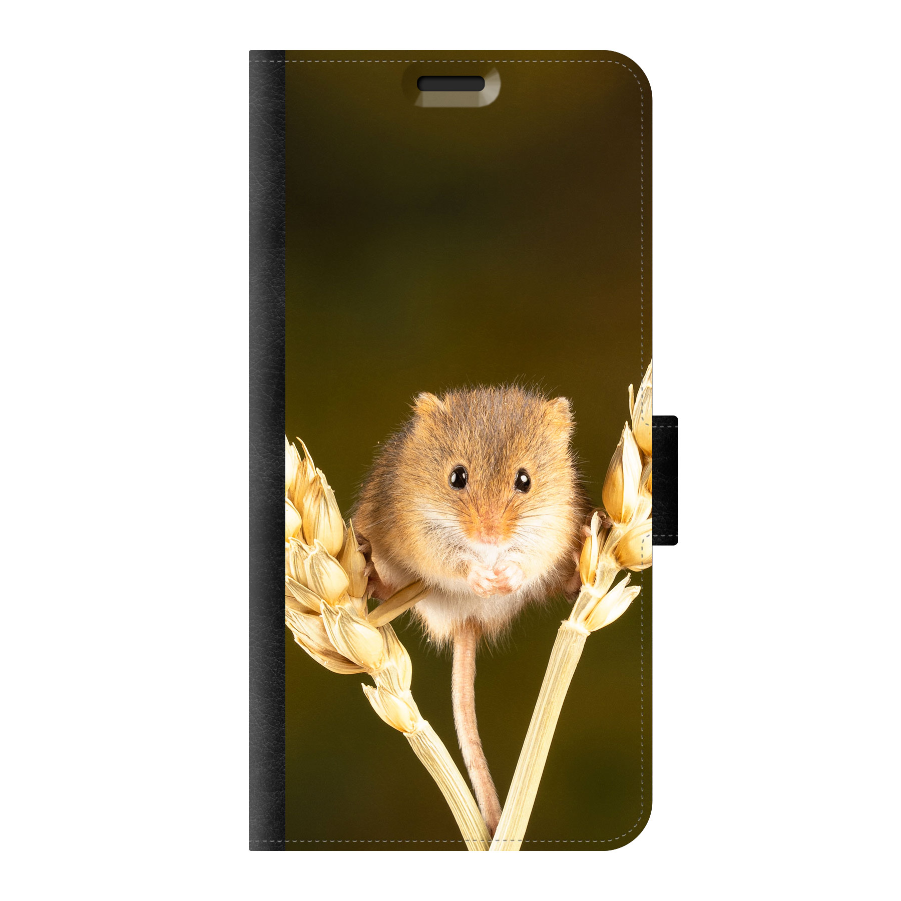 Samsung Galaxy S23 Plus Wallet case (front printed, black)