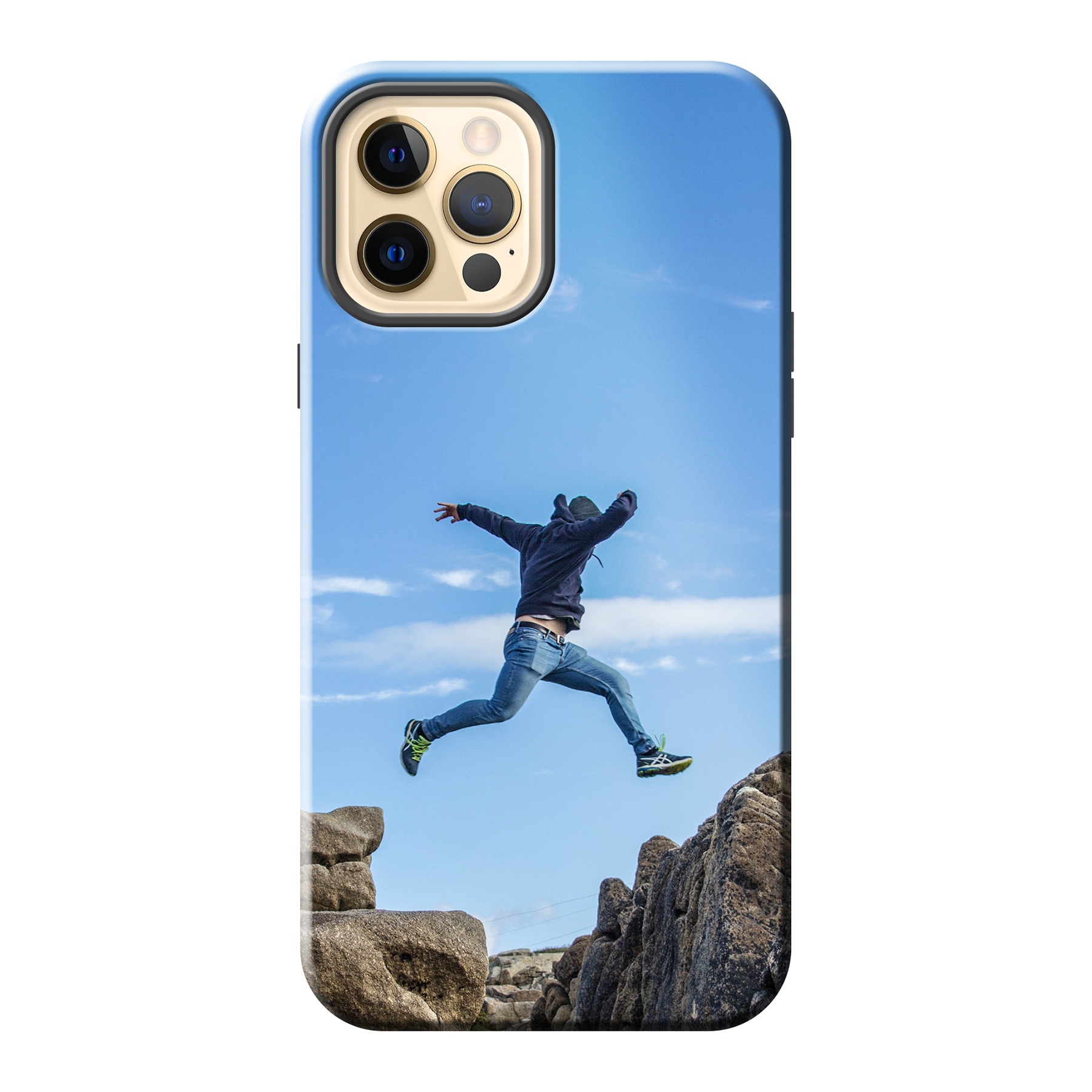 Apple iPhone 12 / iPhone 12 Pro Tough case (fully printed, black insert)