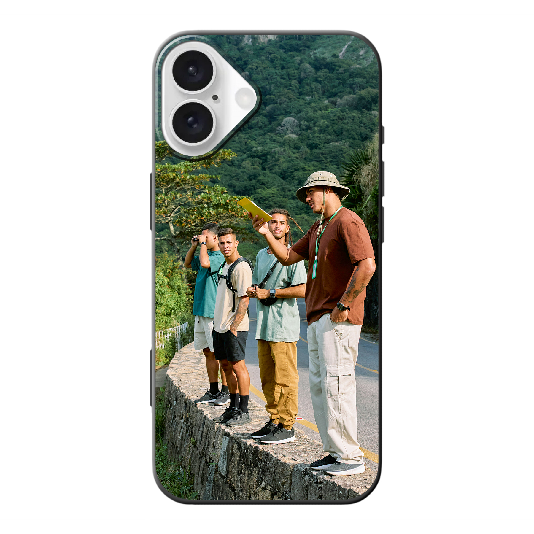 Apple iPhone 16 Biodegradable case (back printed, black)