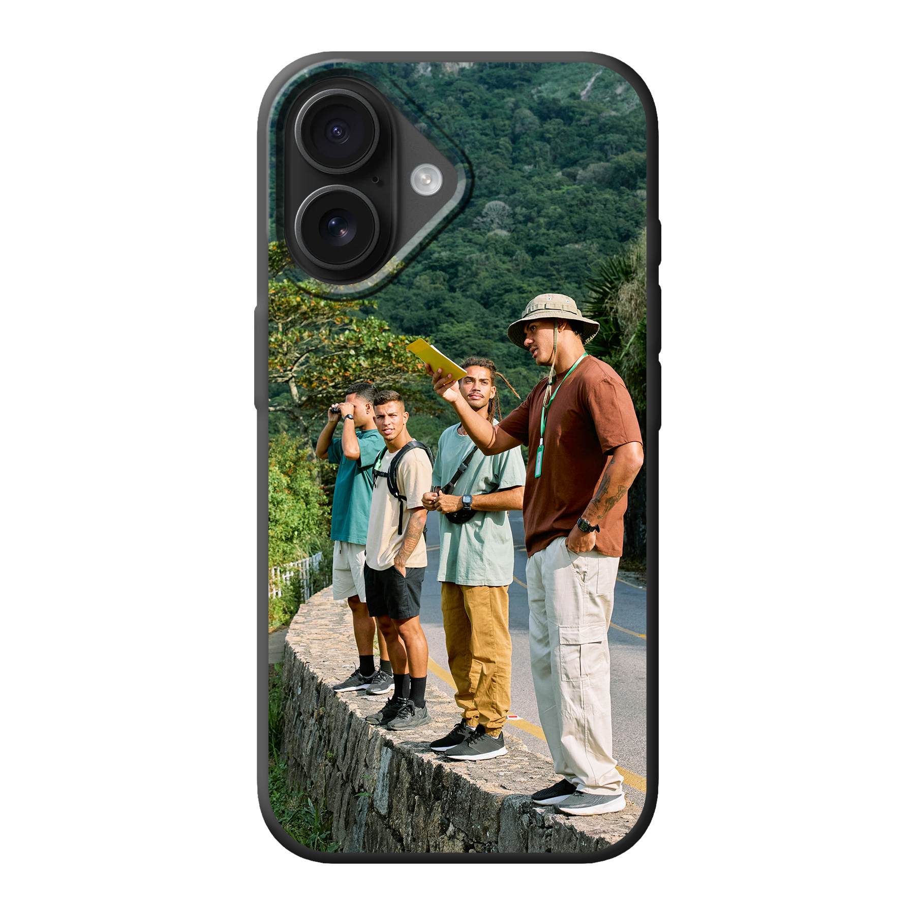 Apple iPhone 16 Biodegradable case (back printed, black)
