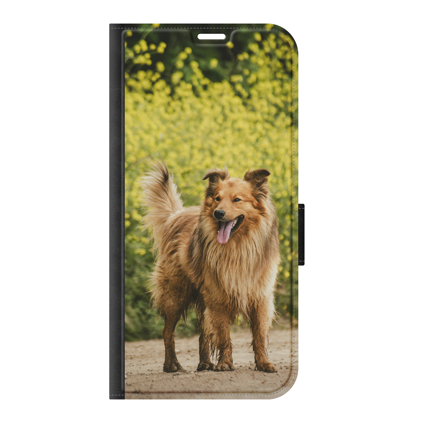 Samsung Galaxy A16 / A16 5G Wallet case (front printed, black)