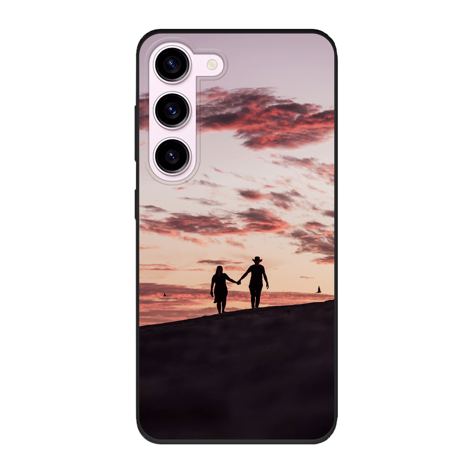 Samsung Galaxy S23 Biodegradable case (back printed, black)