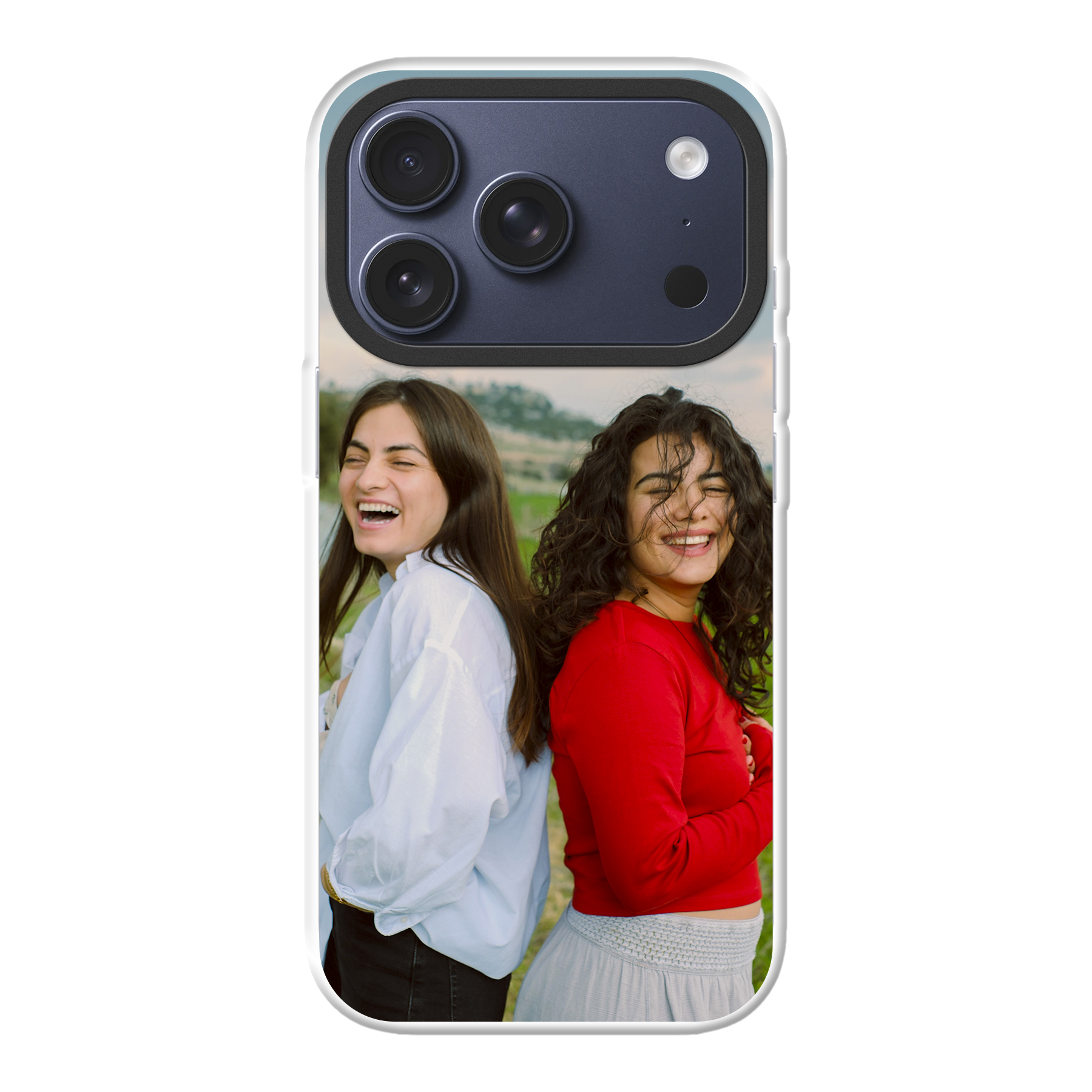 Apple iPhone 18 Pro Hybrid case with MagSafe (back printed, transparent)