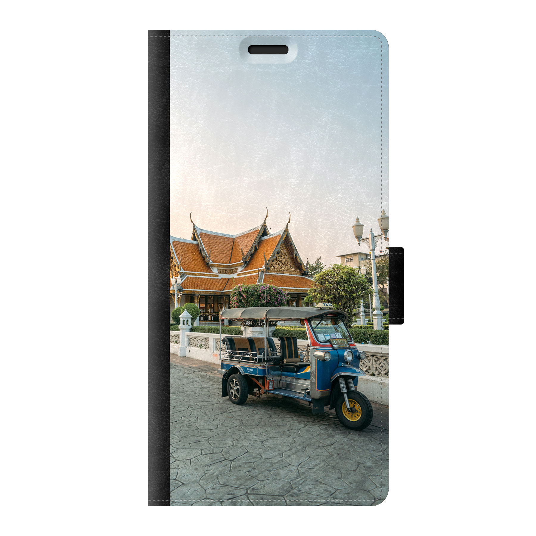 Samsung Galaxy S22 Ultra Wallet case (front printed, black)