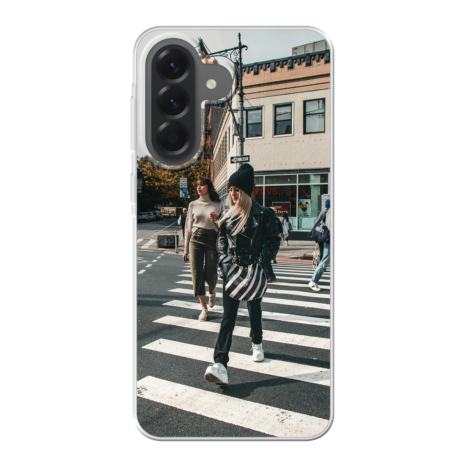 Samsung Galaxy A57 Soft case (back printed, transparent)