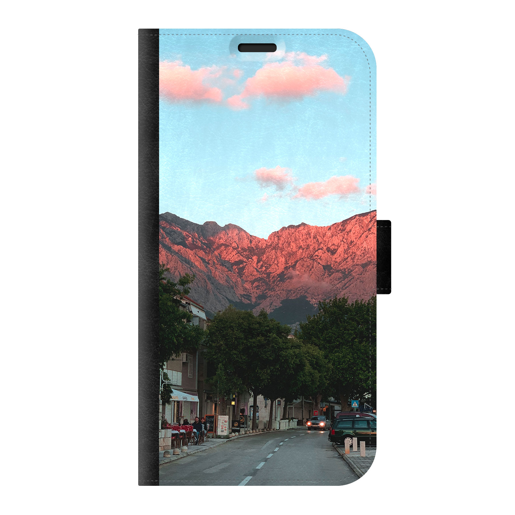 Apple iPhone 7/ iPhone 8/ iPhone SE (2020) / iPhone SE (2022) Wallet case (front printed, black)