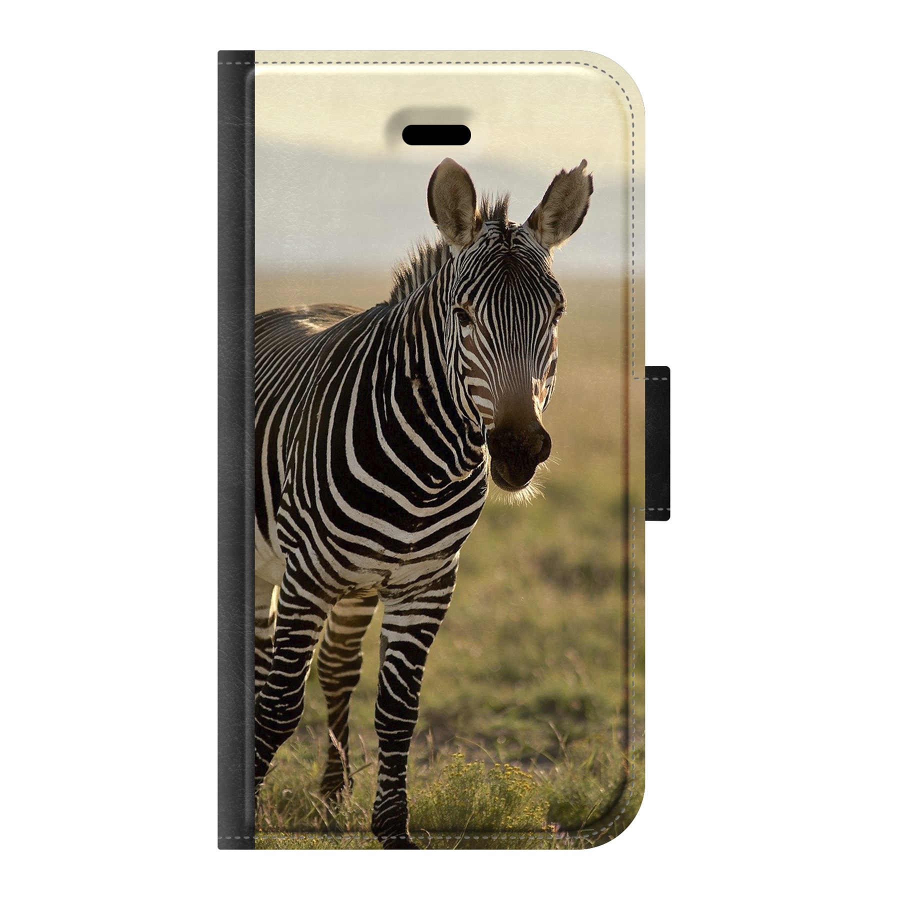 Apple iPhone 5 / 5s / SE (2016) Wallet case (front printed, black)