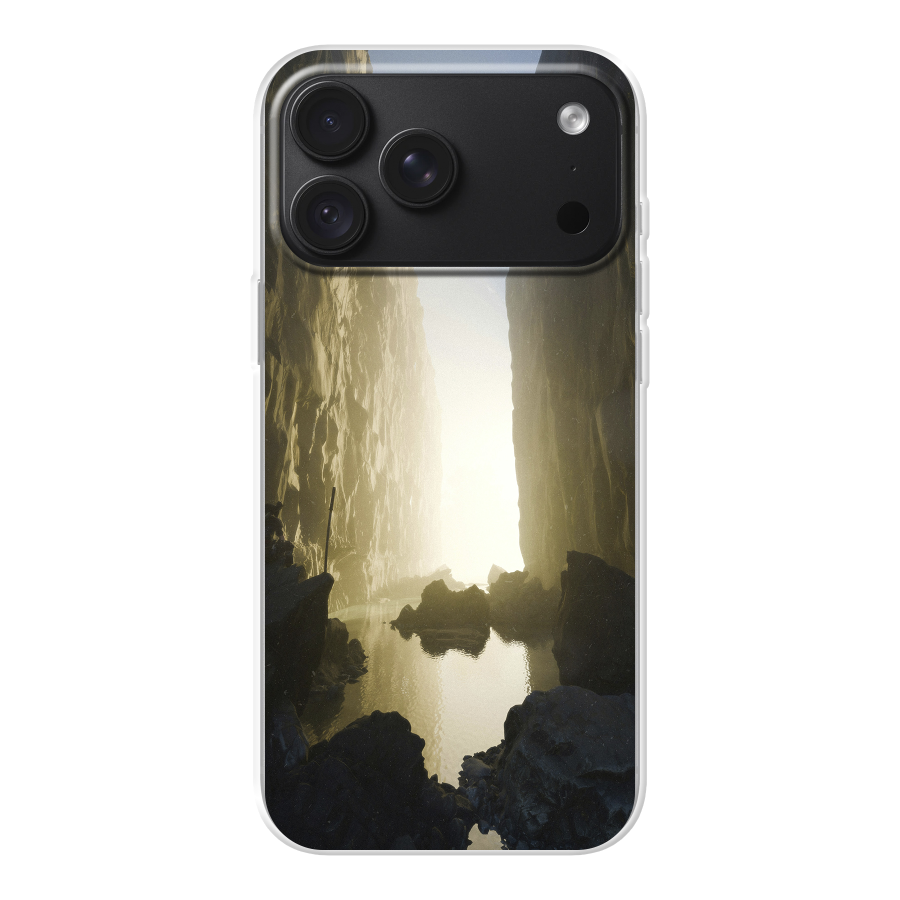 Apple iPhone 18 Pro Max Hard case (back printed, transparent) 