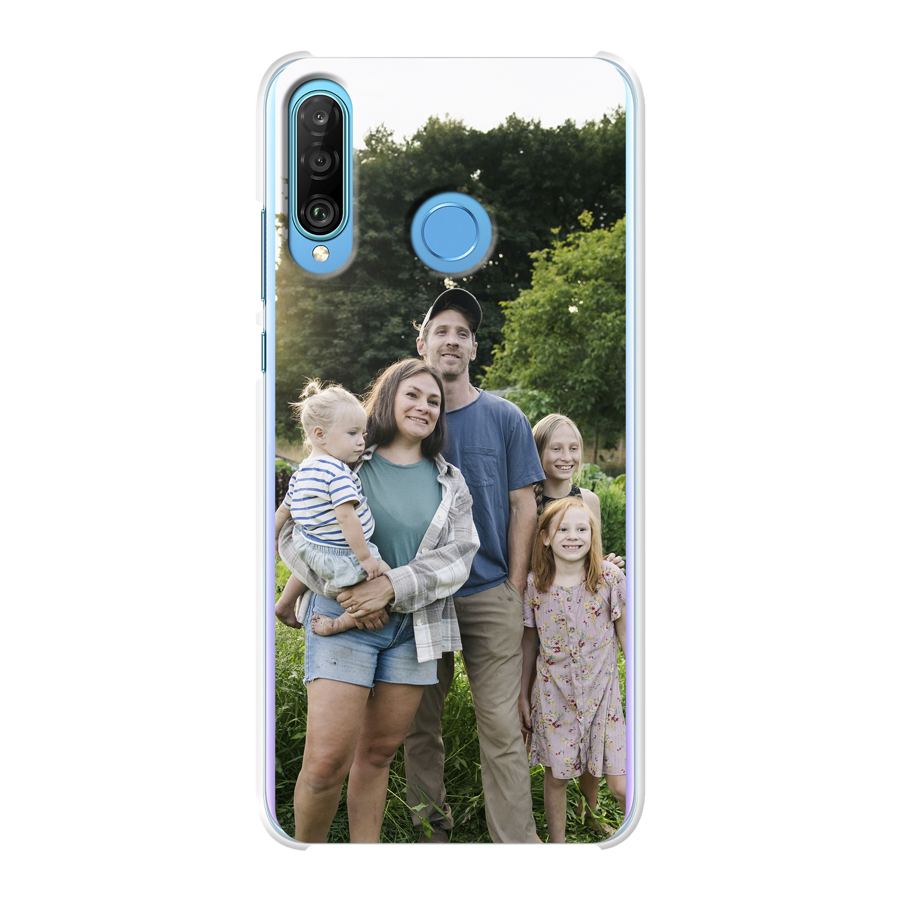Huawei P30 Lite Hard case (back printed, transparent)
