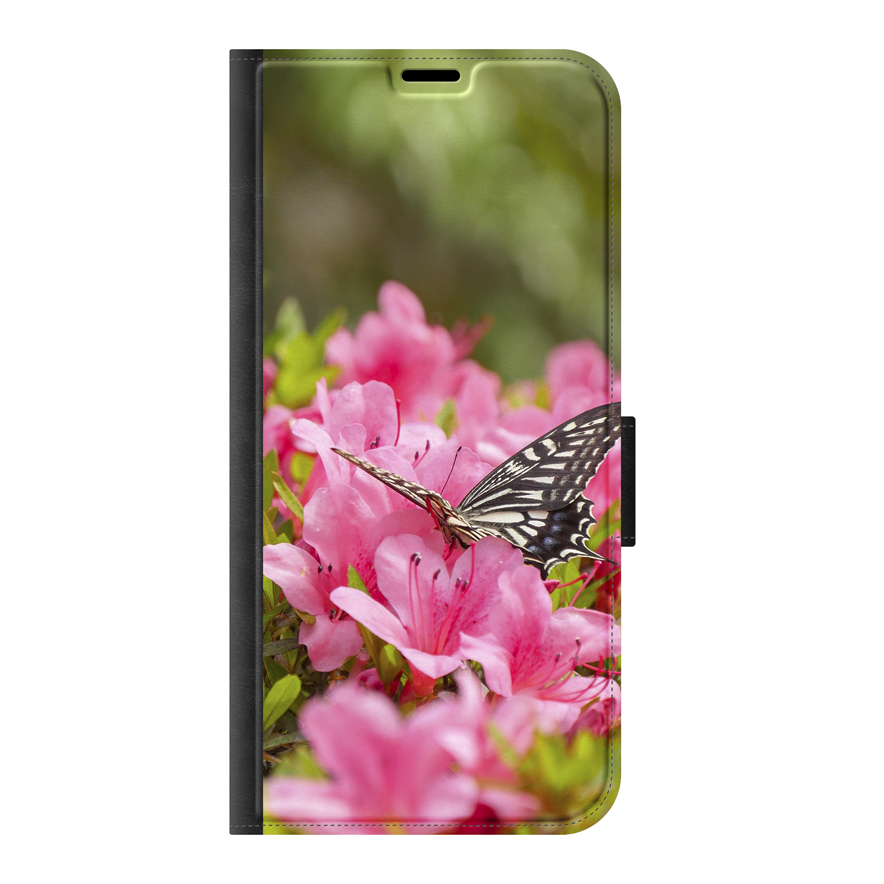 Samsung Galaxy A35 Wallet case (front printed, black)