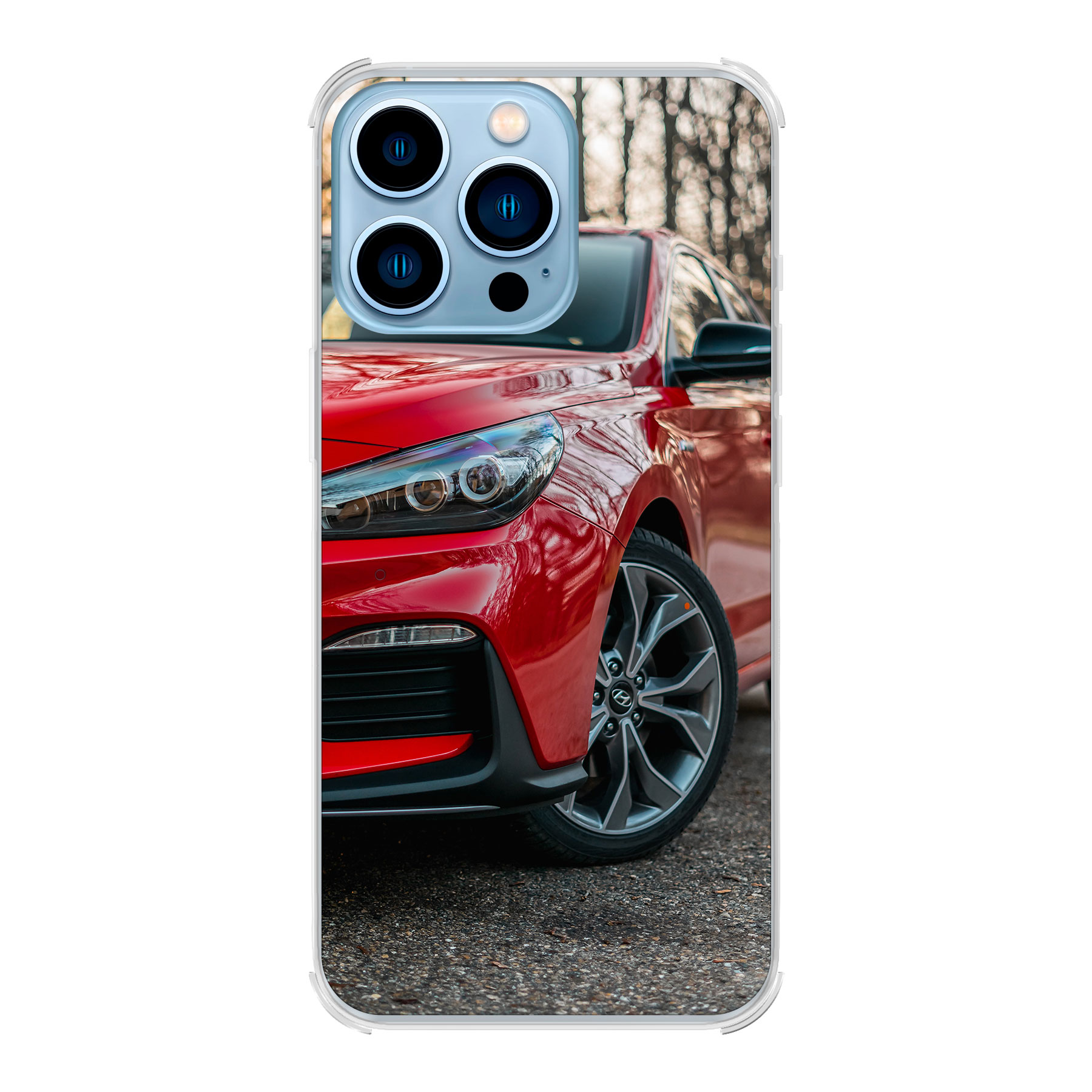 Apple iPhone 13 Pro Bumper case (back printed, transparent)