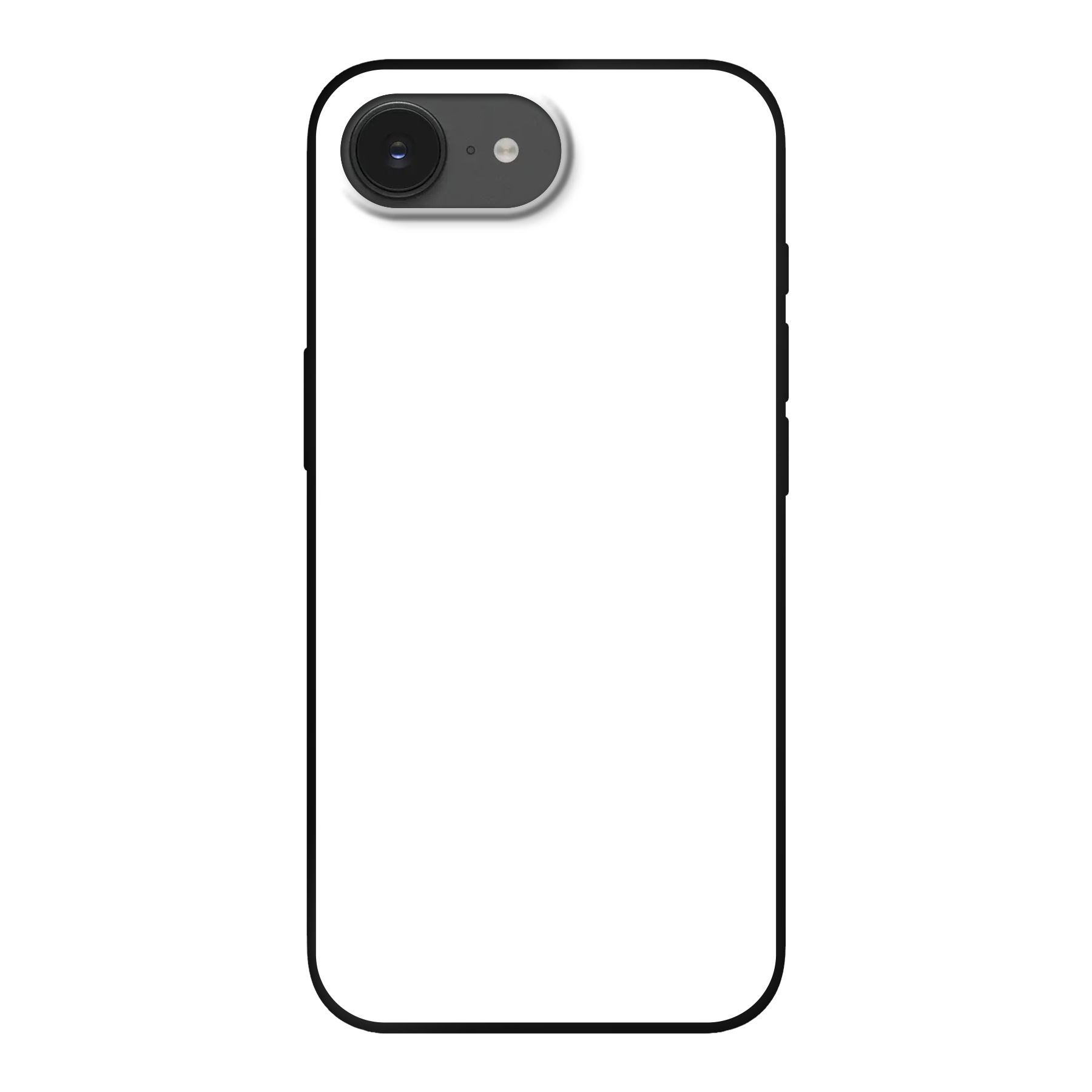 Apple iPhone SE (2025) Soft case (back printed, black)