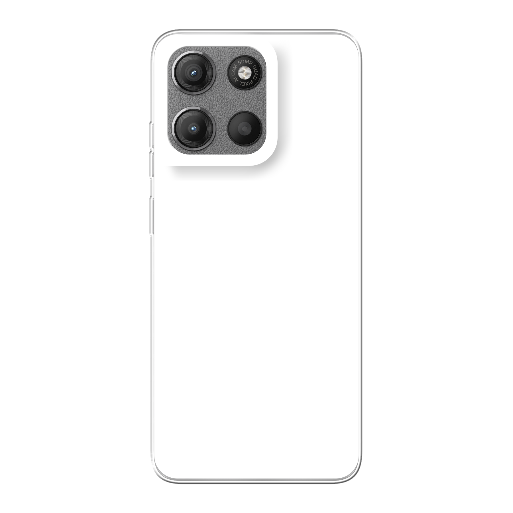 Motorola Moto G15 / Moto G15 Power soft case (back printed, transparent)