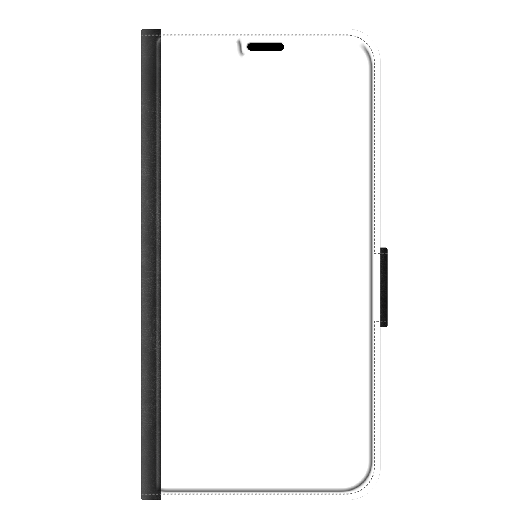 Apple iPhone 17 Air Wallet case (front printed, black)