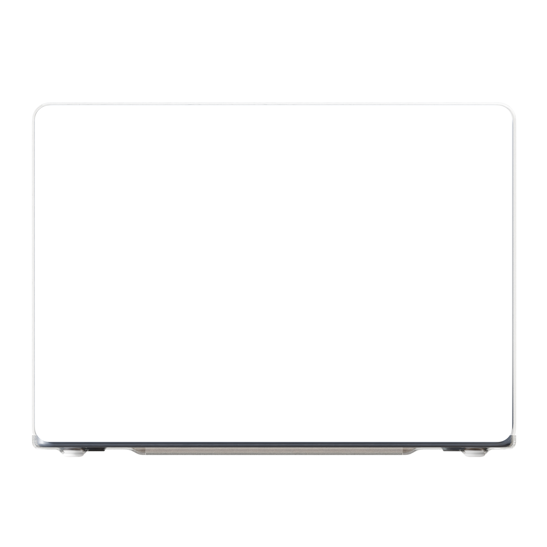 MacBook Air 13-inch M2 / M3 / M4 (2022 - 2025) Hard case (front printed, transparent)