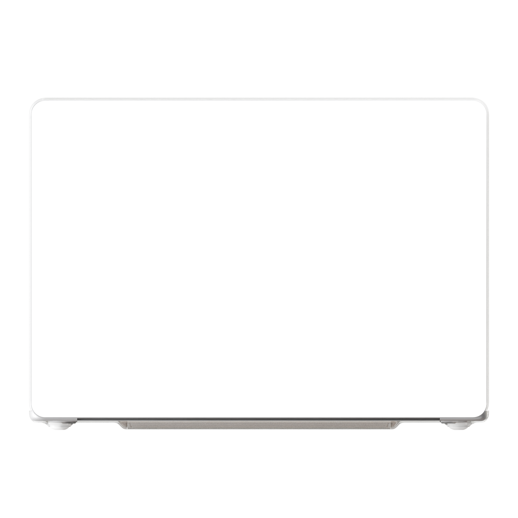 MacBook Air 15-inch M2 / M3 / M4 (2023 - 2025) Hard case (front printed, transparent)