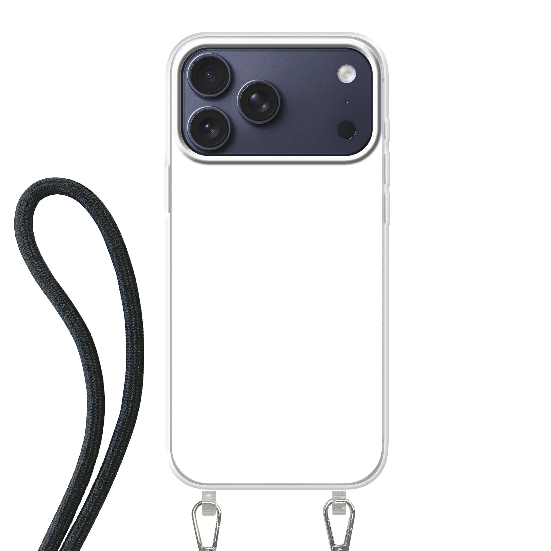 Apple iPhone 18 Pro Max Crossbody case (back printed, transparent)