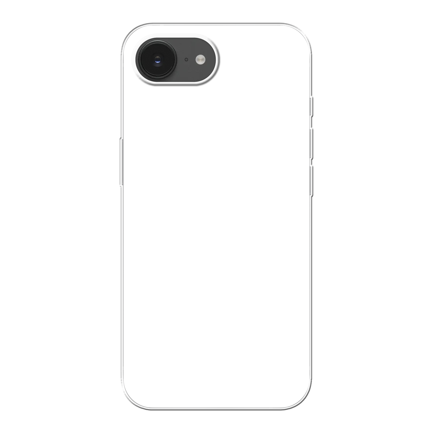 Apple iPhone 16e Hard case (back printed, transparent)