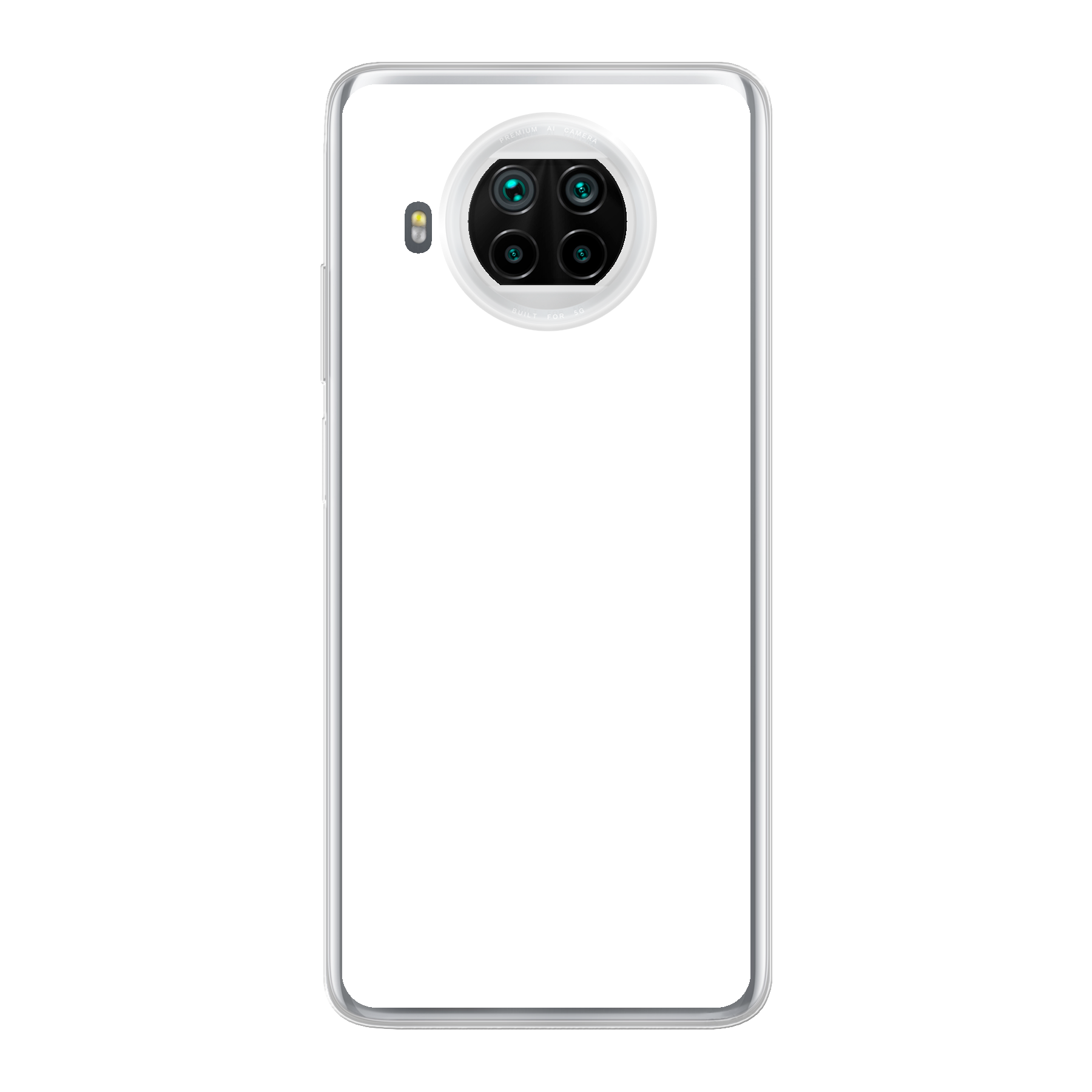 Xiaomi Mi 10T Lite 5G Soft case (back printed, transparent)