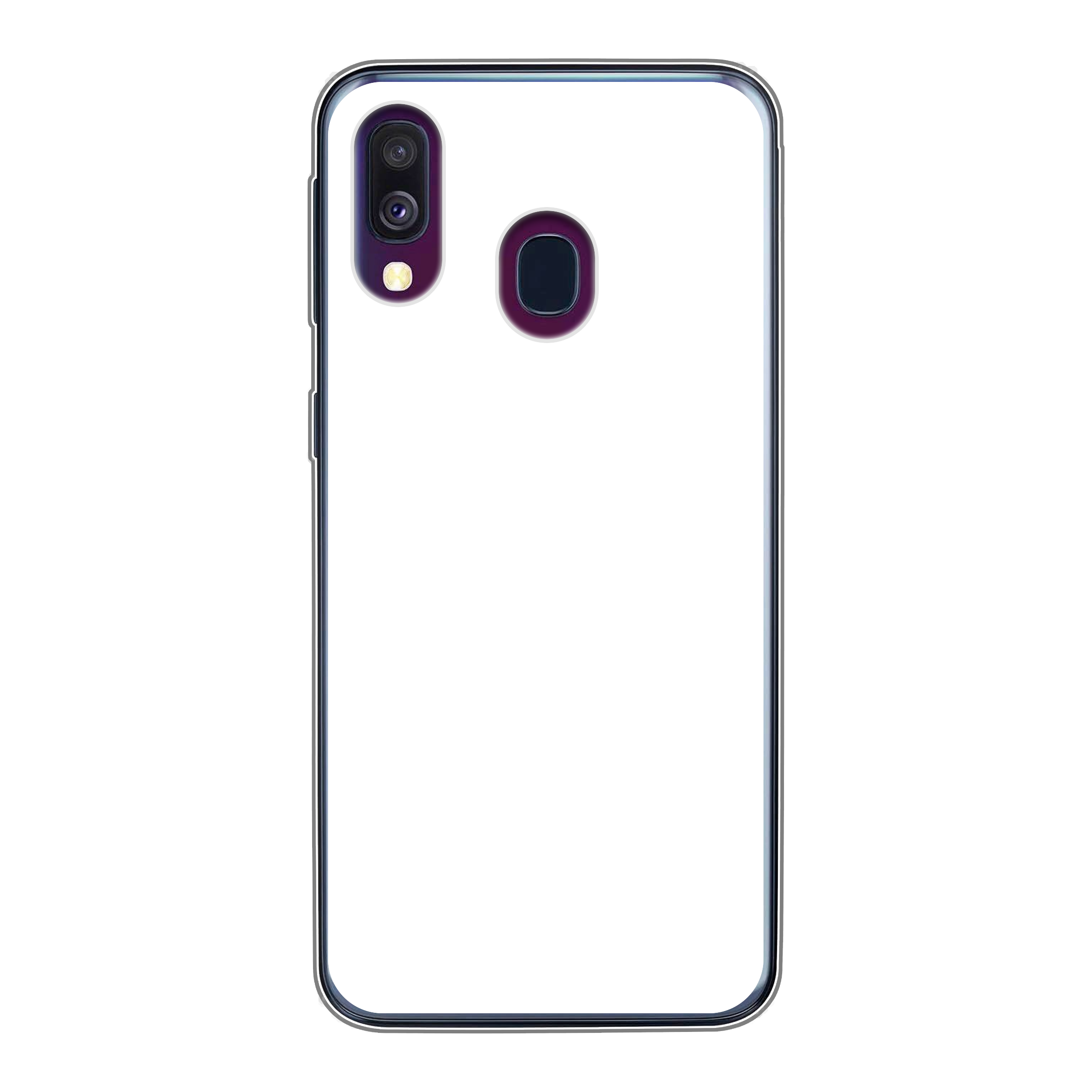 Samsung Galaxy A40 Soft Case (back printed, transparent)