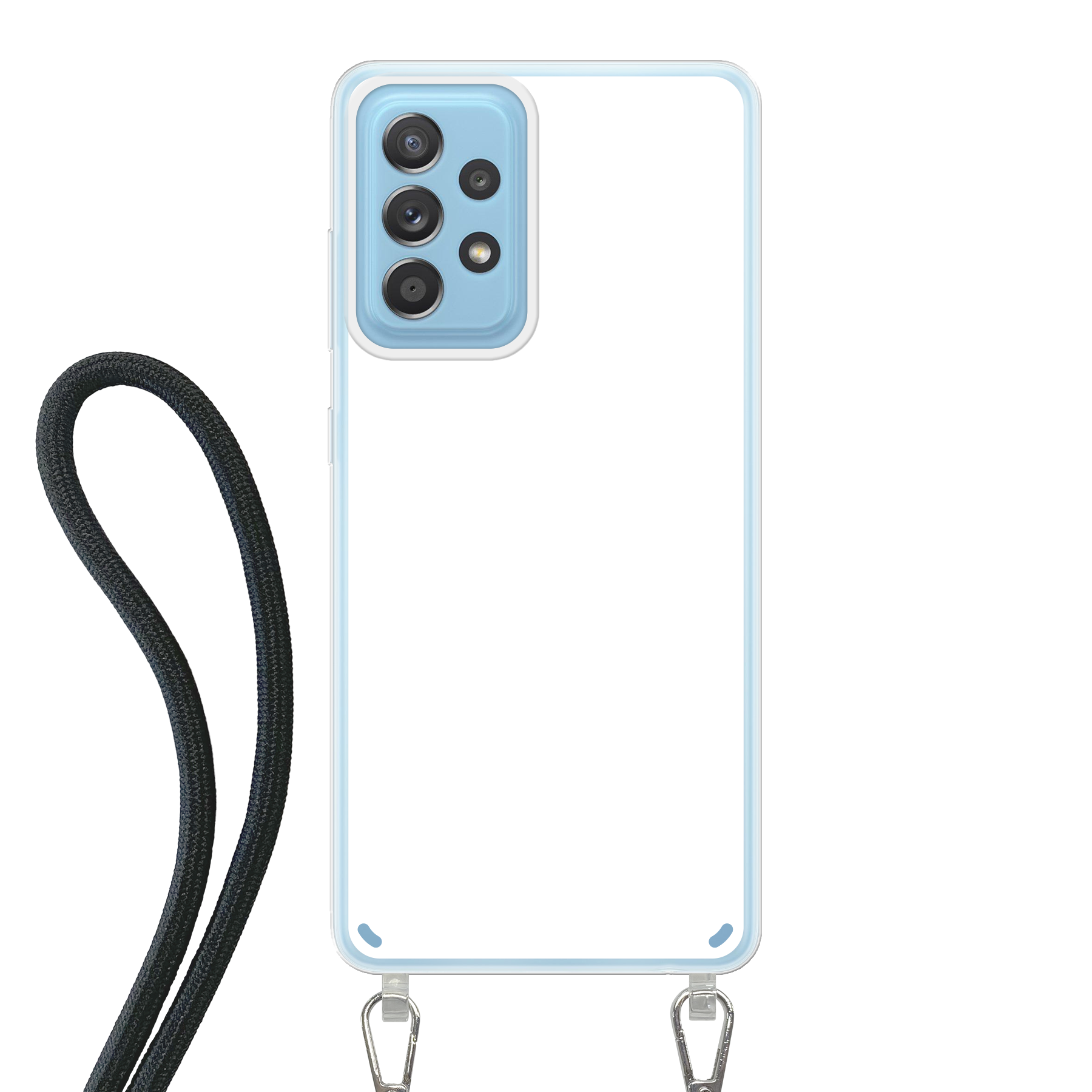 Samsung Galaxy A53 5G Crossbody case (back printed, transparent)