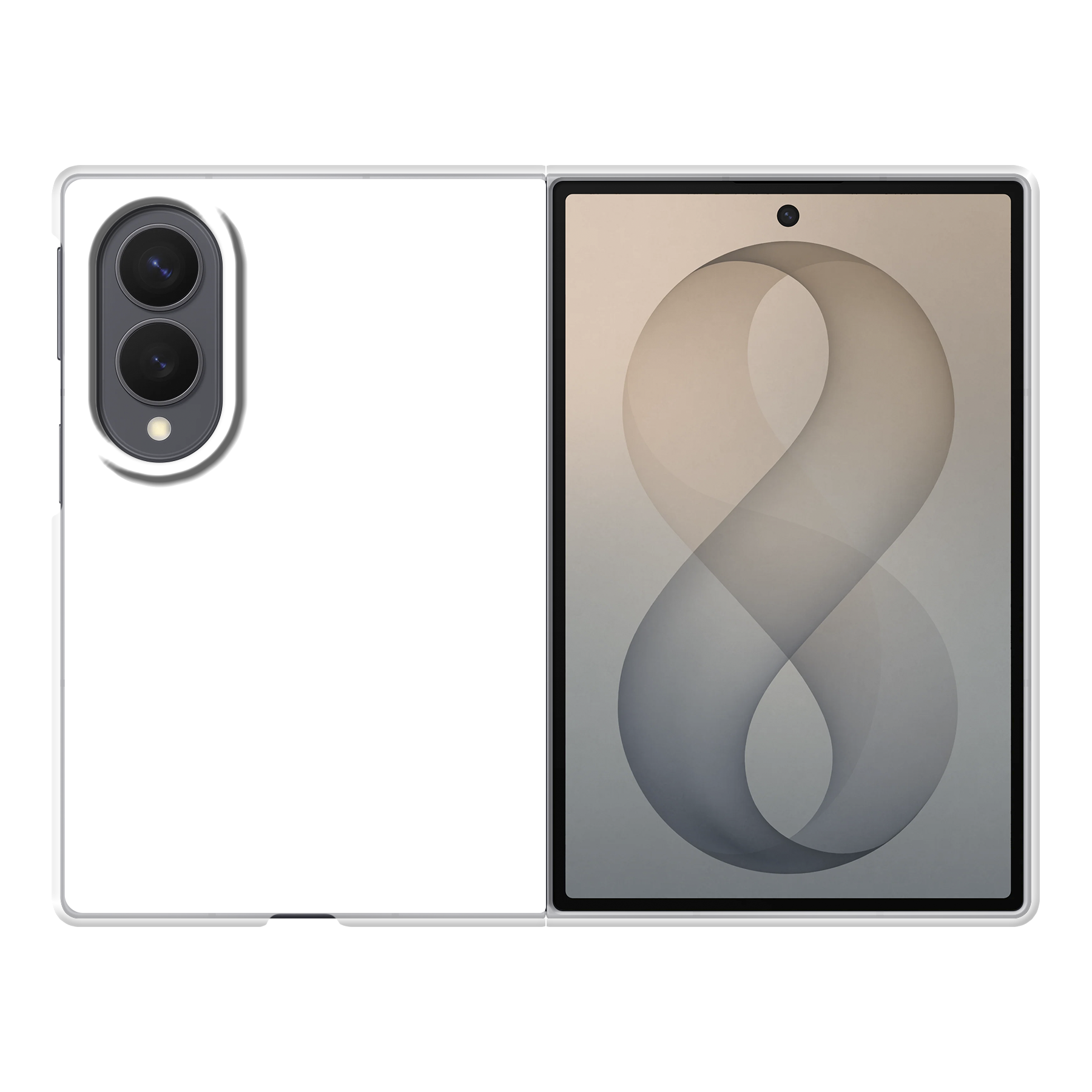 Samsung Galaxy Z Fold8 Wide Hard case (back printed, transparent)