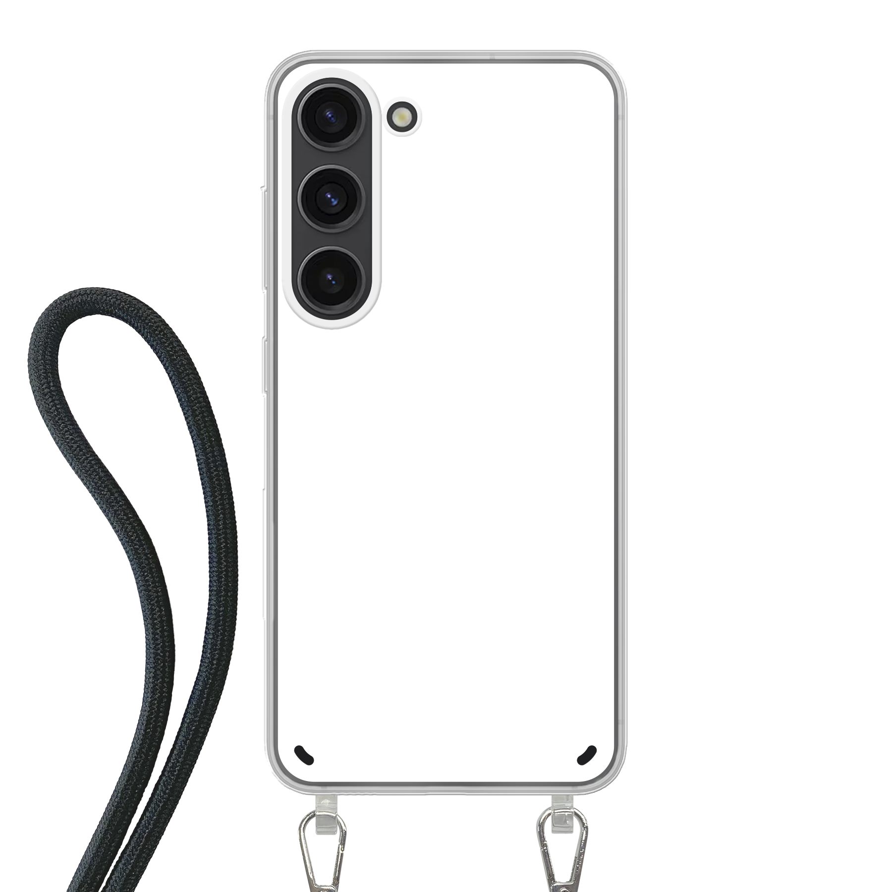 Samsung Galaxy S23 Crossbody case (back printed, transparent)