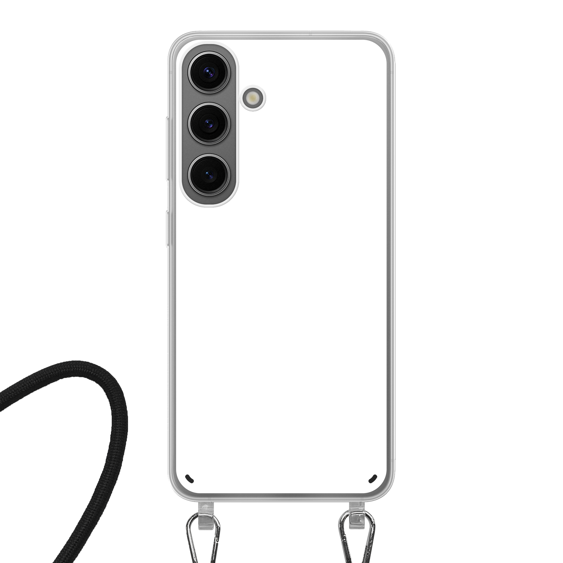 Samsung Galaxy S24 Crossbody case (back printed, transparent)