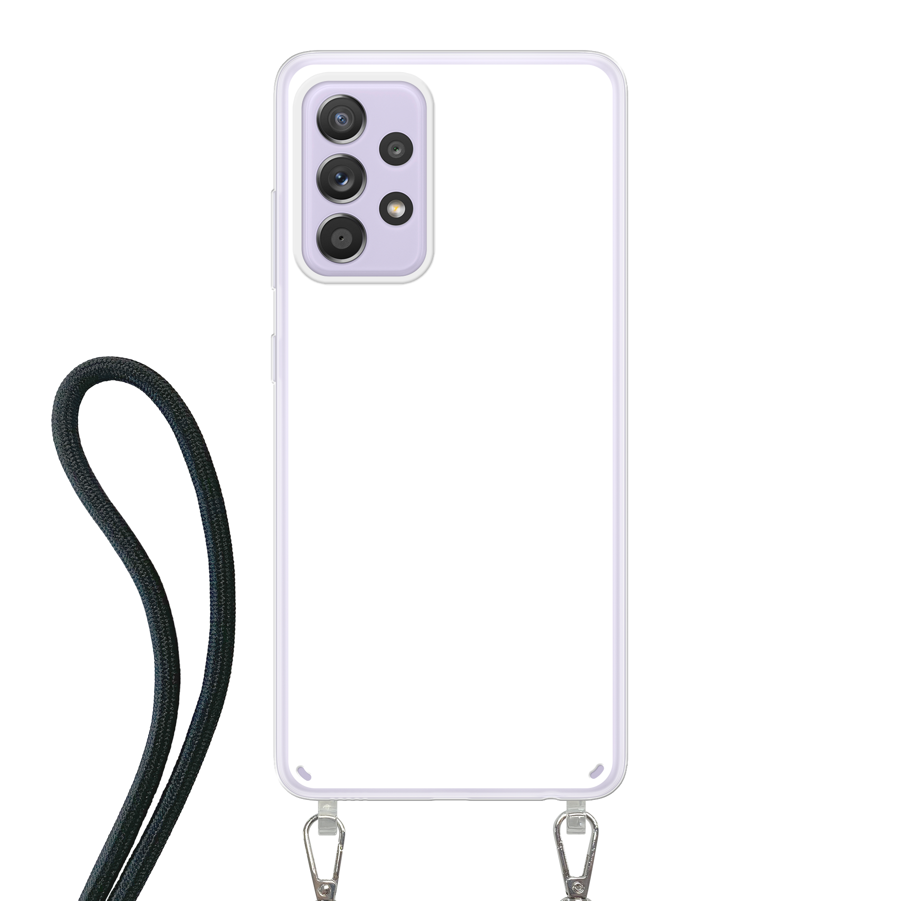 Samsung Galaxy A52 / A52 5G / A52s 5G Crossbody case (back printed, transparent)